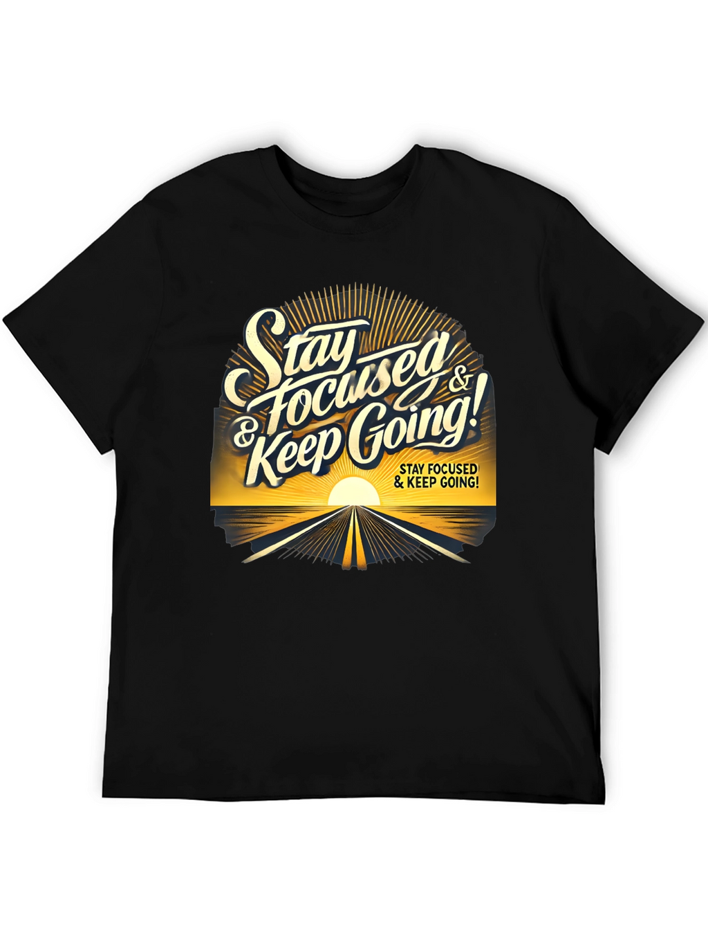 Stay Focused Graphic Tee - Motivation & Style