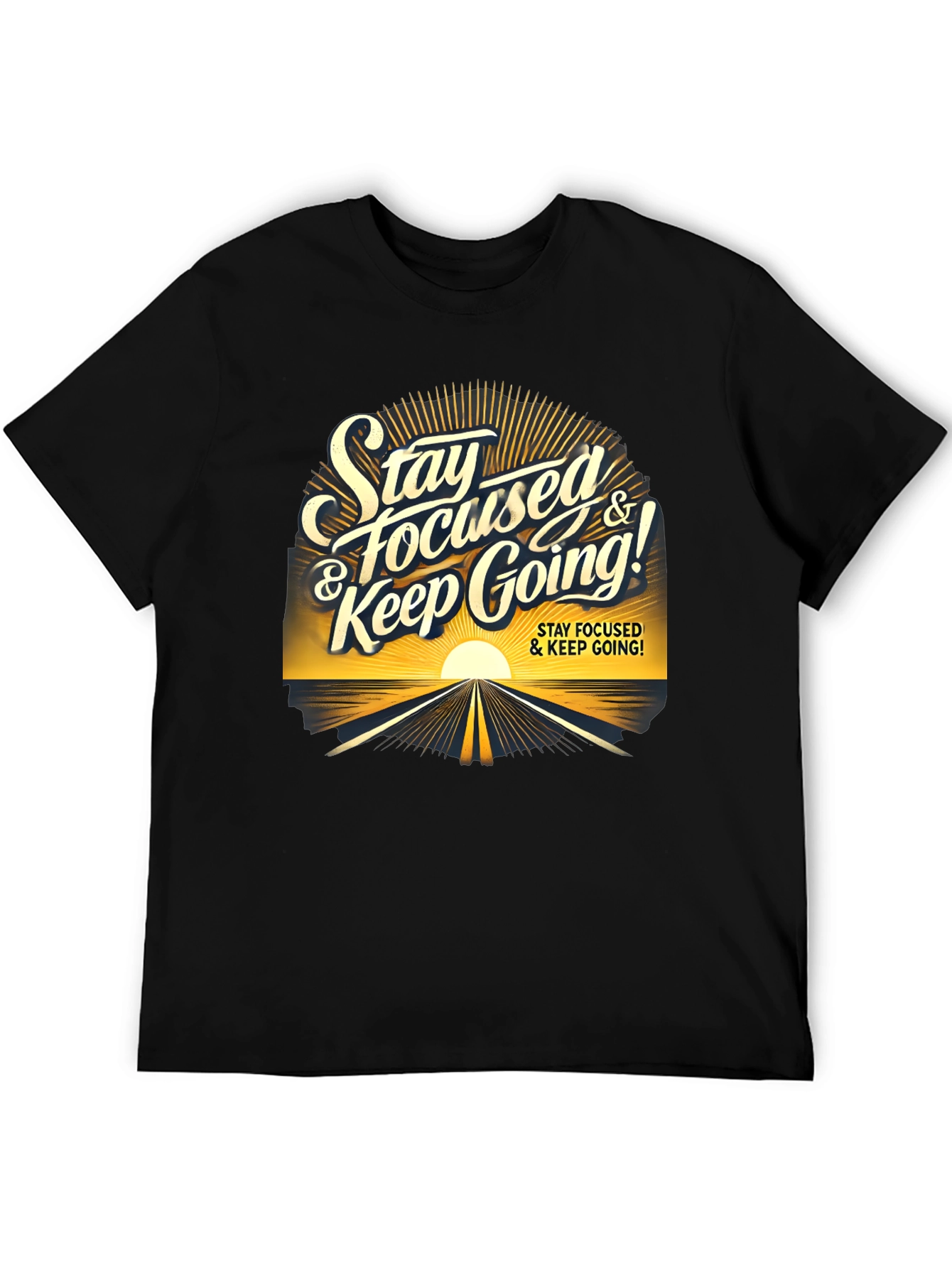 Stay Focused Graphic Tee - Motivation & Style