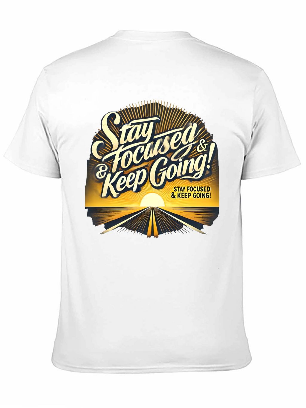 Stay Focused Graphic Tee - Motivation & Style