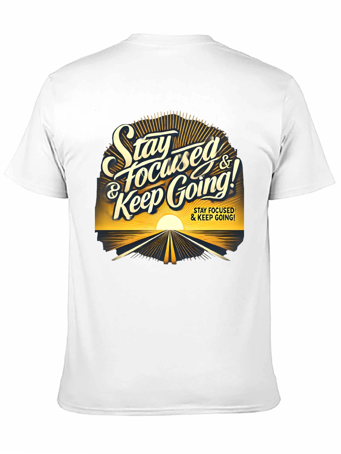Stay Focused Graphic Tee - Motivation & Style