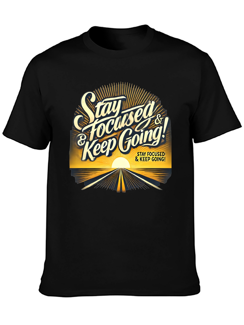 Stay Focused Graphic Tee - Motivation & Style