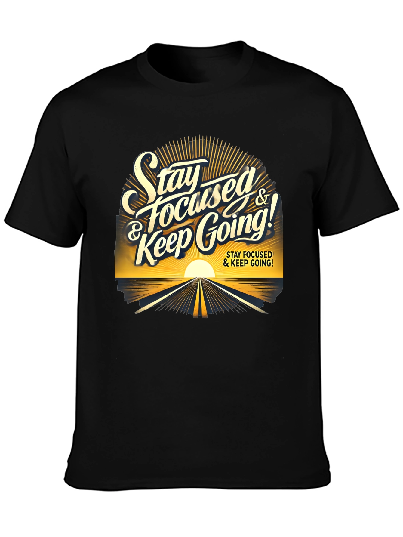Stay Focused Graphic Tee - Motivation & Style