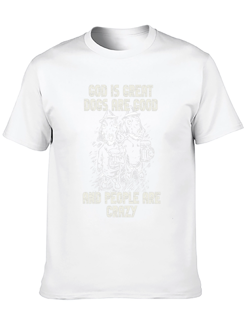 God Is Great Dogs Are Good Graphic Tee