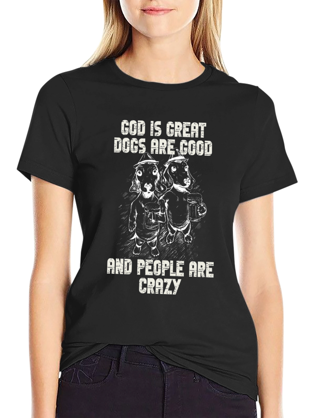 God Is Great Dogs Are Good Graphic Tee