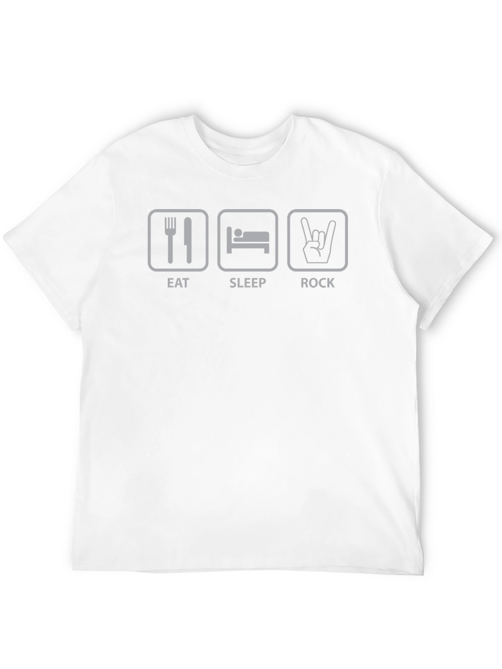 Eat Sleep Rock T-Shirt - Funny Music Lover Tee