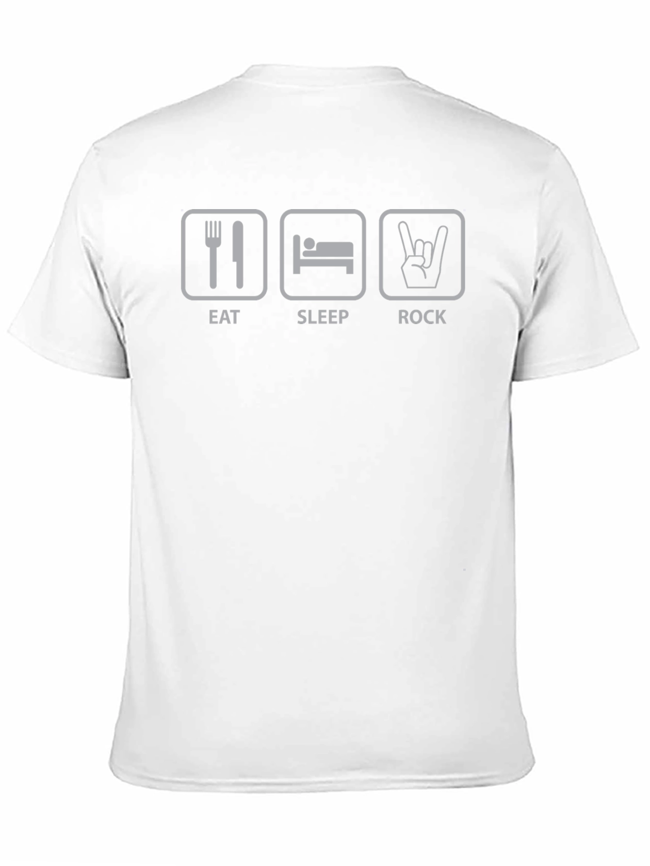 Eat Sleep Rock T-Shirt - Funny Music Lover Tee