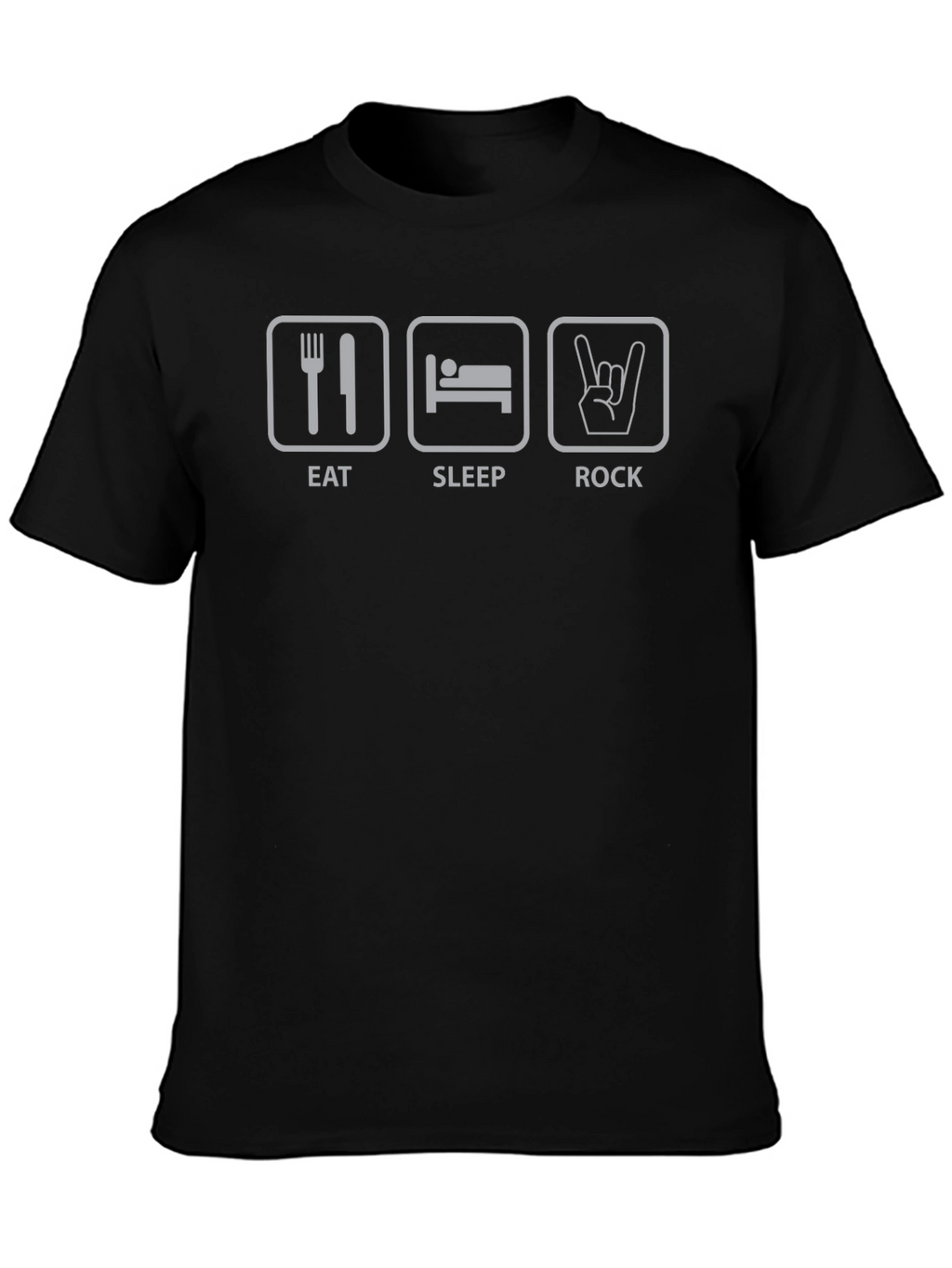 Eat Sleep Rock T-Shirt - Funny Music Lover Tee