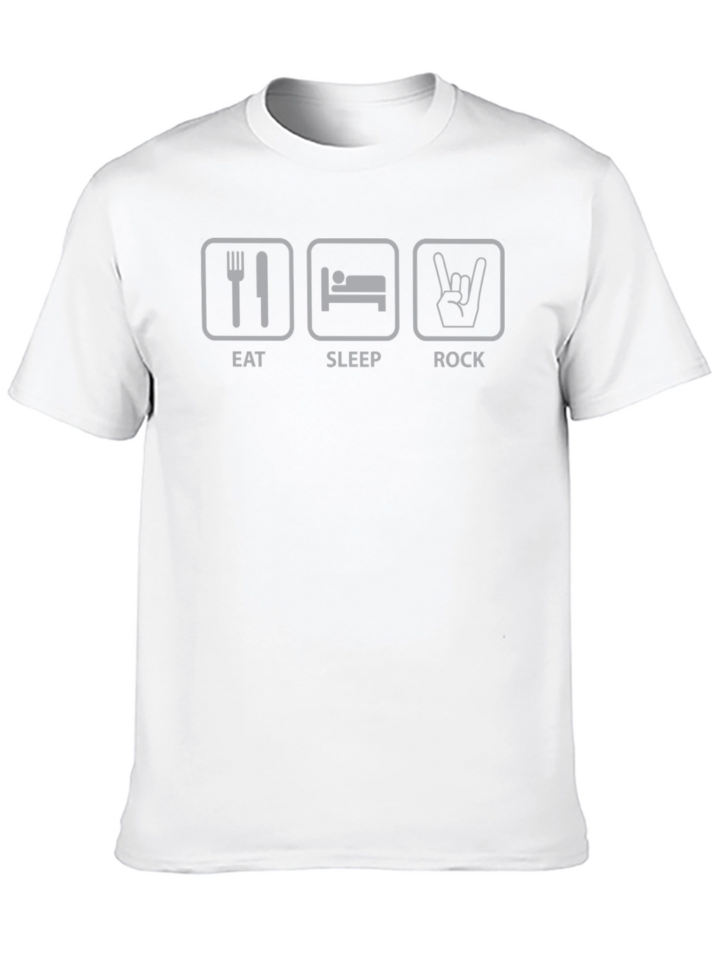 Eat Sleep Rock T-Shirt - Funny Music Lover Tee