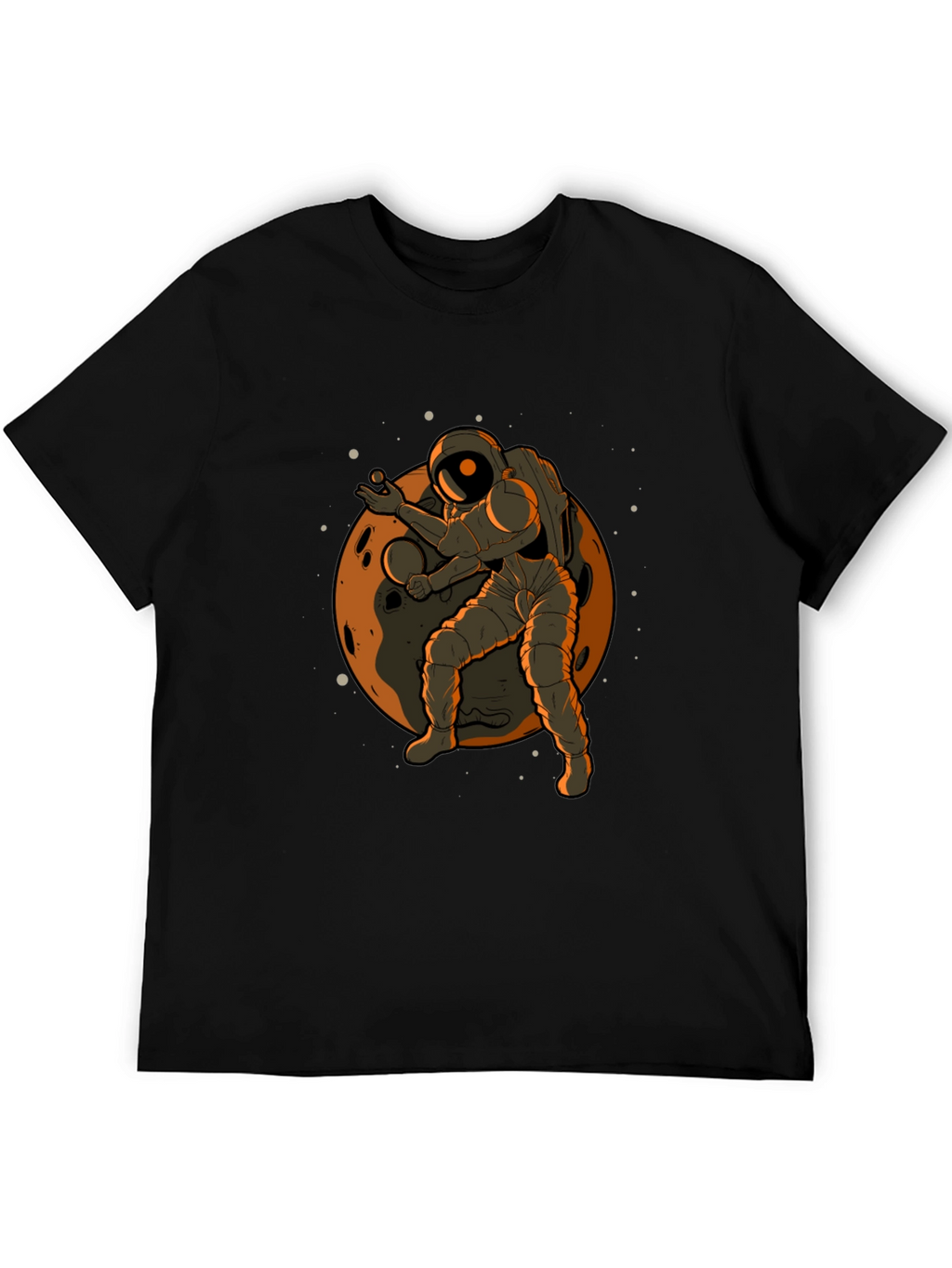 Astronaut on Moon Graphic T-Shirt