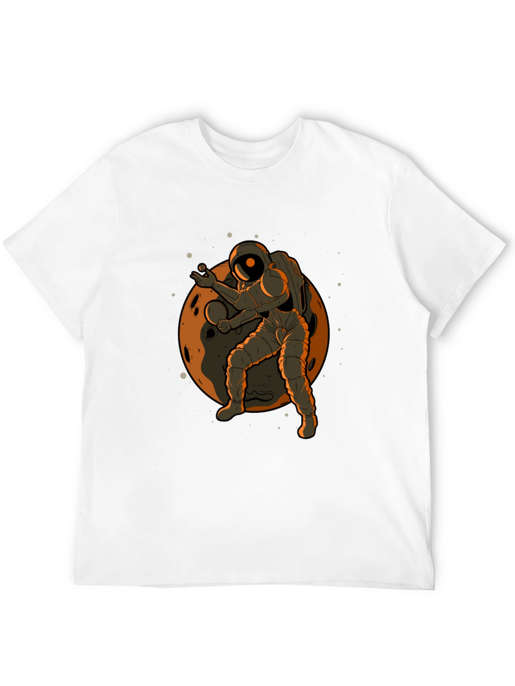 Astronaut on Moon Graphic T-Shirt