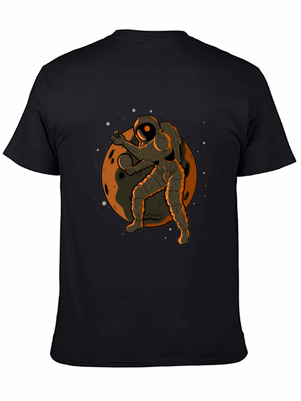 Astronaut on Moon Graphic T-Shirt