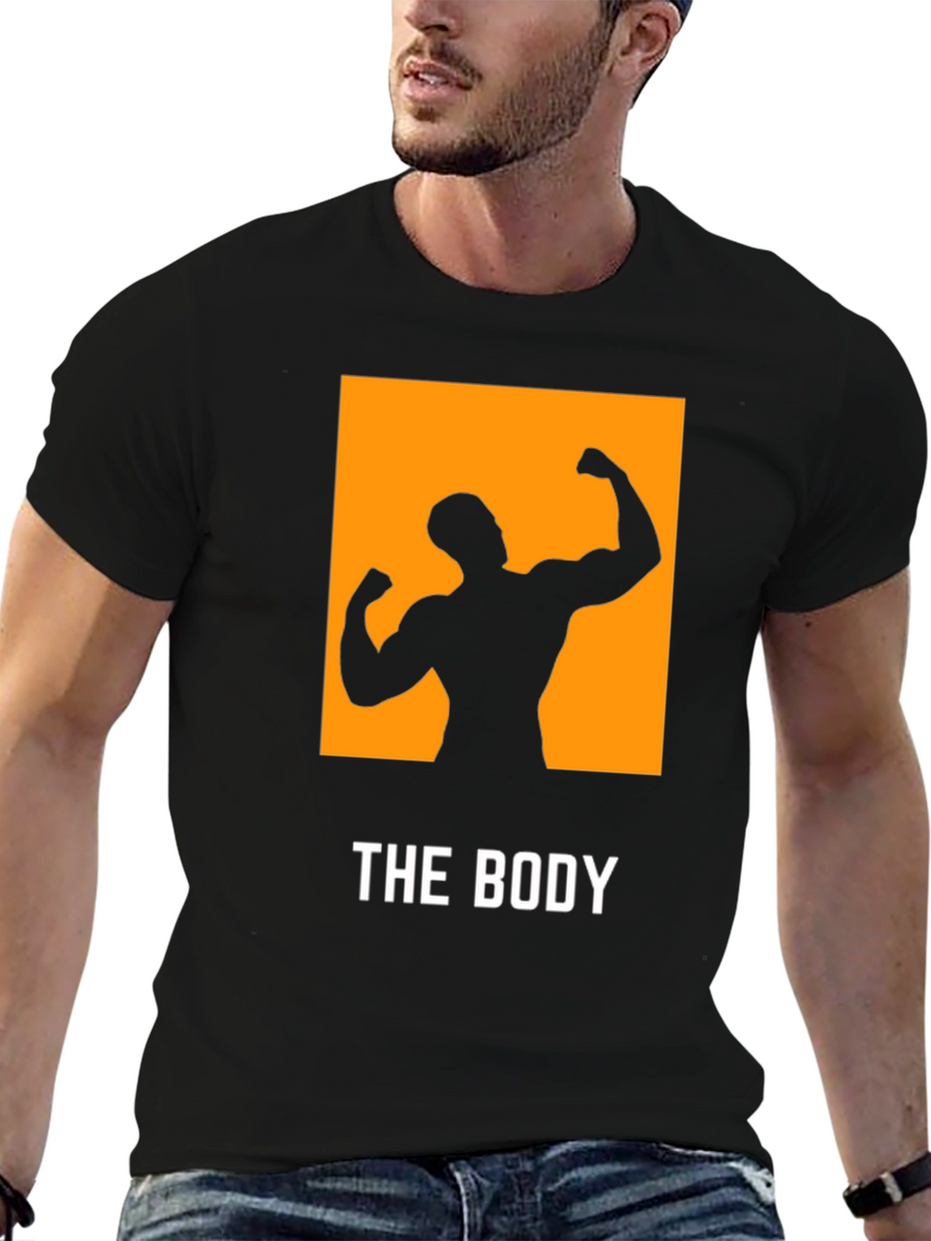 The Bodybuilder Graphic T-Shirt - Black
