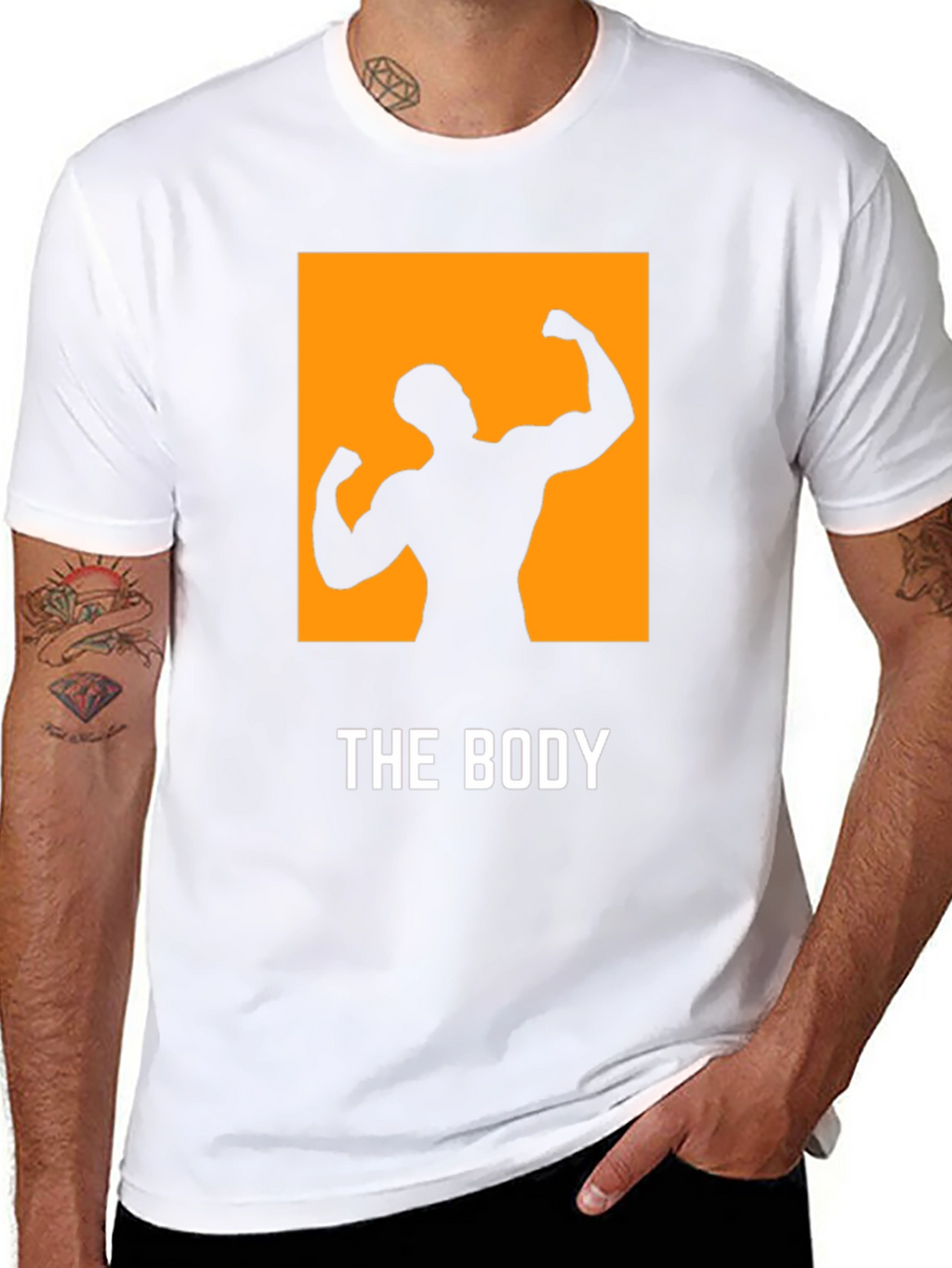 The Bodybuilder Graphic T-Shirt - Black