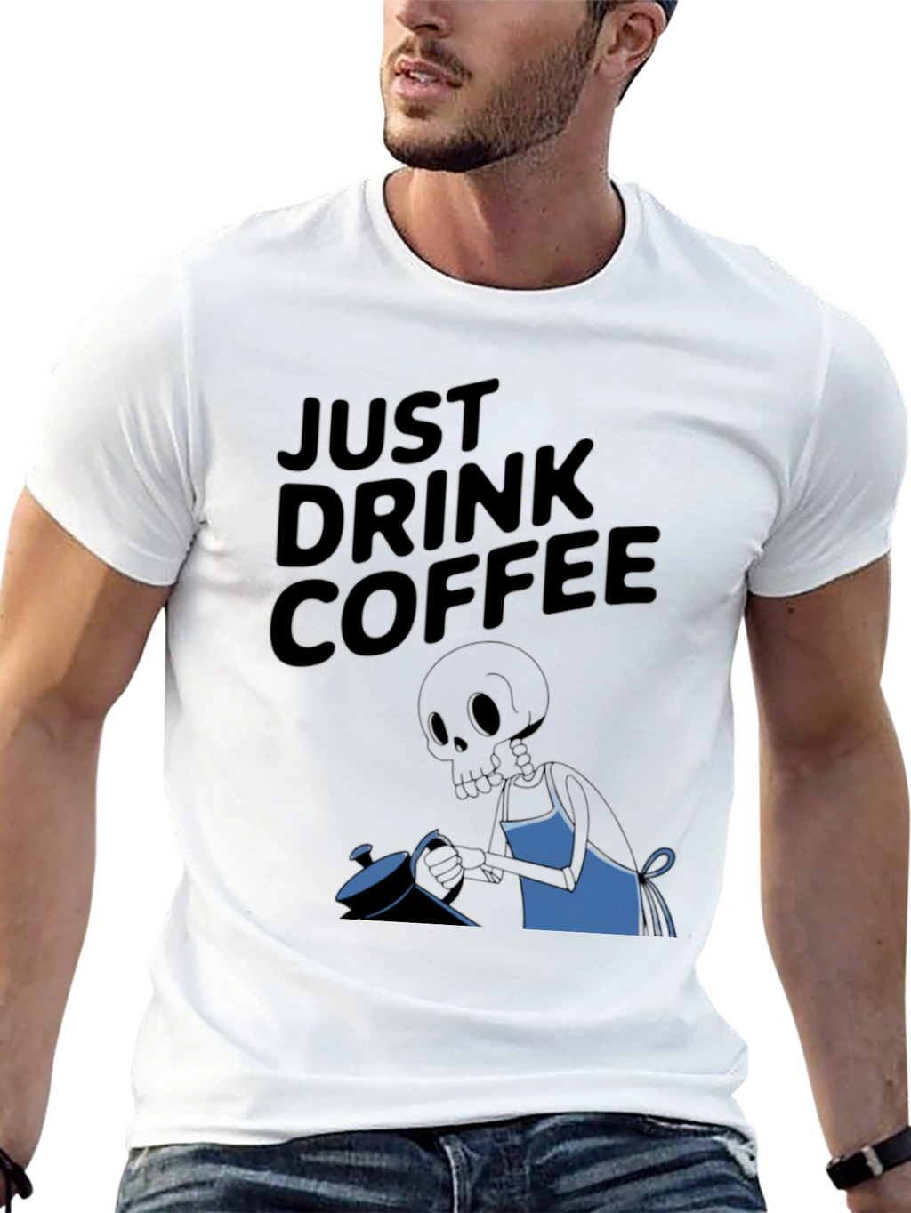 Just Drink Coffee Graphic T-Shirt