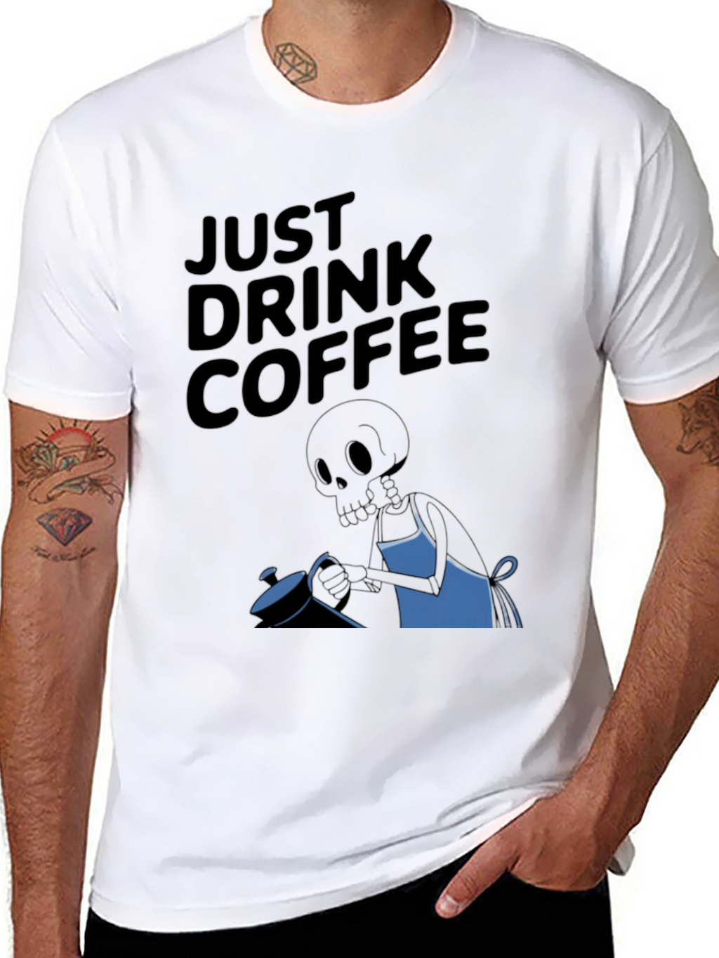 Just Drink Coffee Graphic T-Shirt