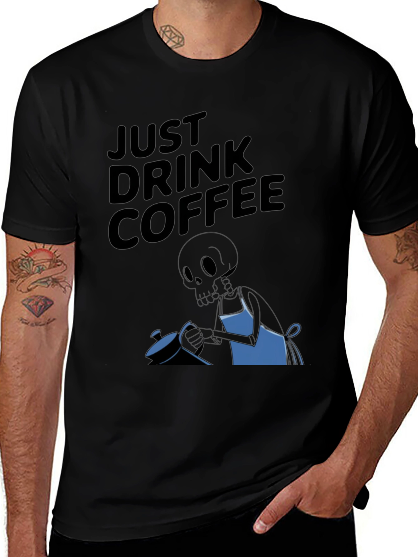 Just Drink Coffee Graphic T-Shirt