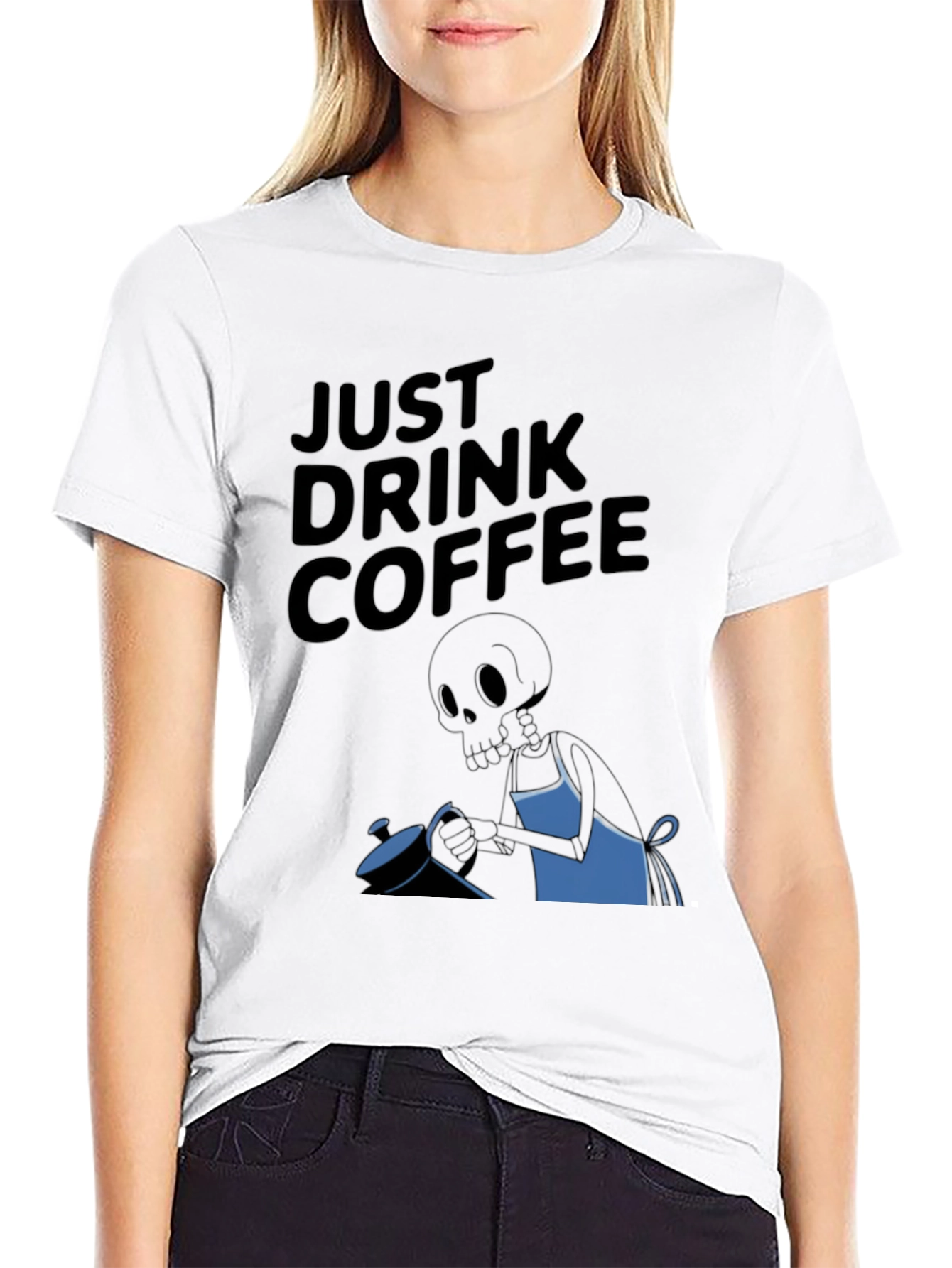 Just Drink Coffee Graphic T-Shirt