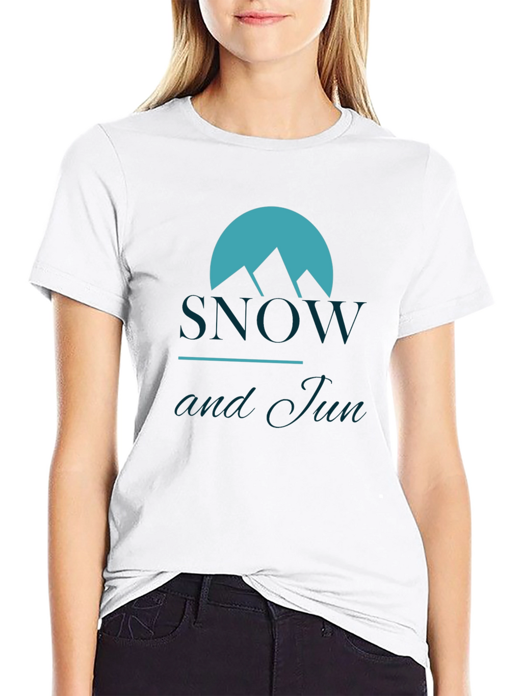 Snow and Sun Graphic Tee - Stylish Comfort