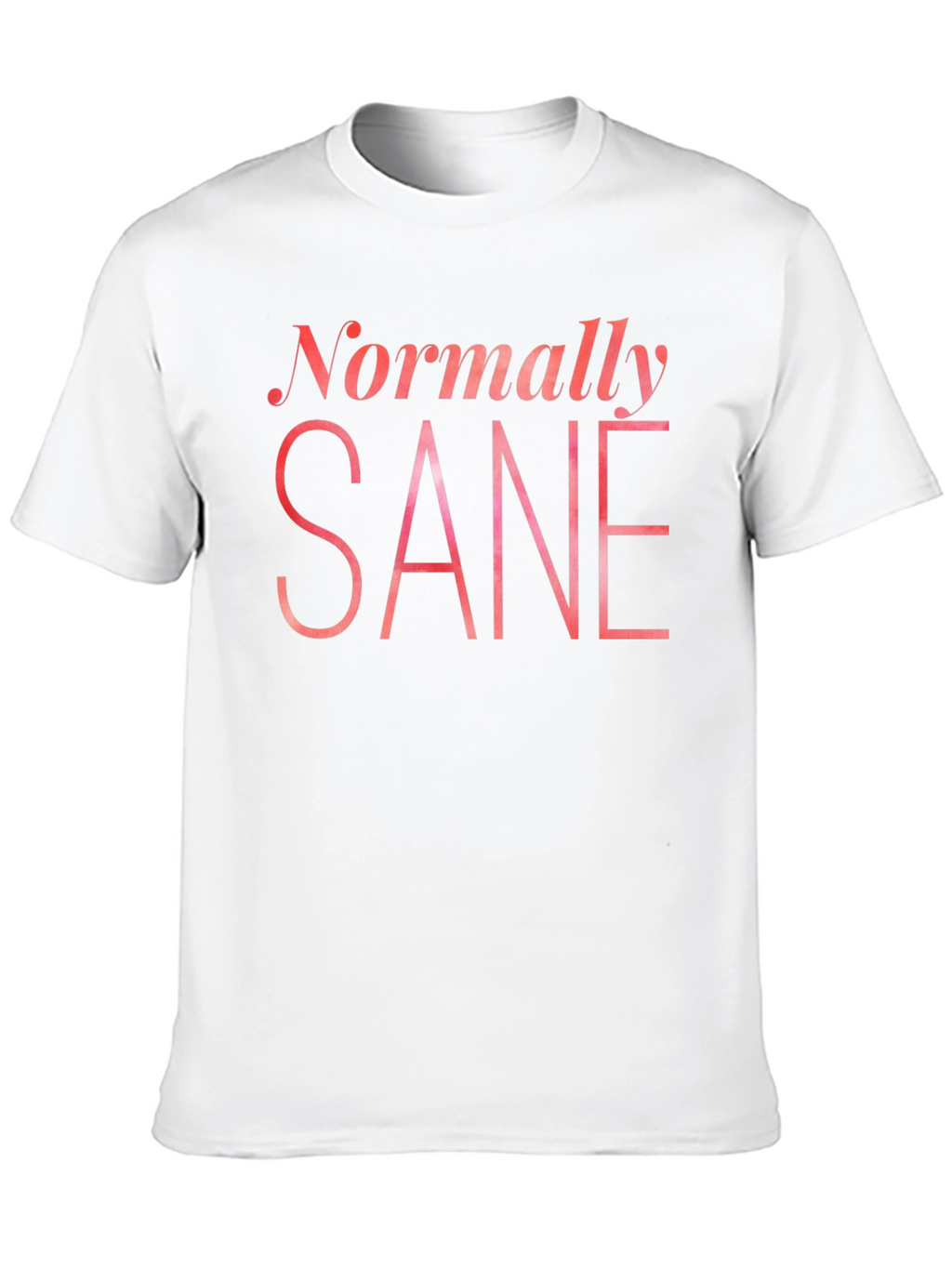 Normally Sane Graphic Tee - Black Cotton T-Shirt