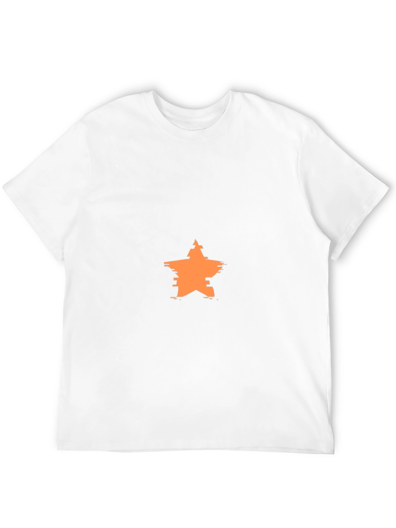 Modern Star Graphic Black T-Shirt