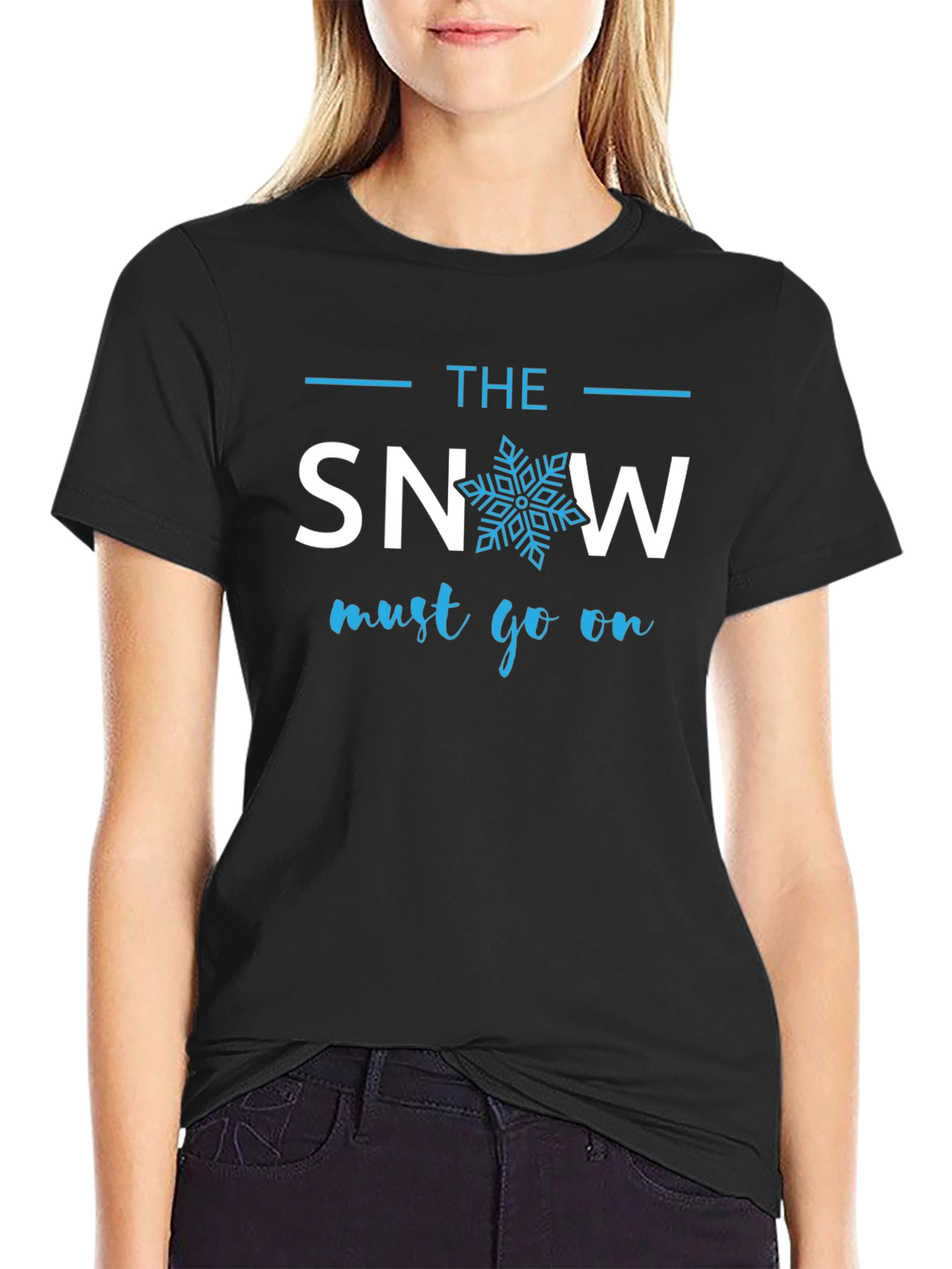 The Snow Must Go On Graphic Tee - Cotton Blend