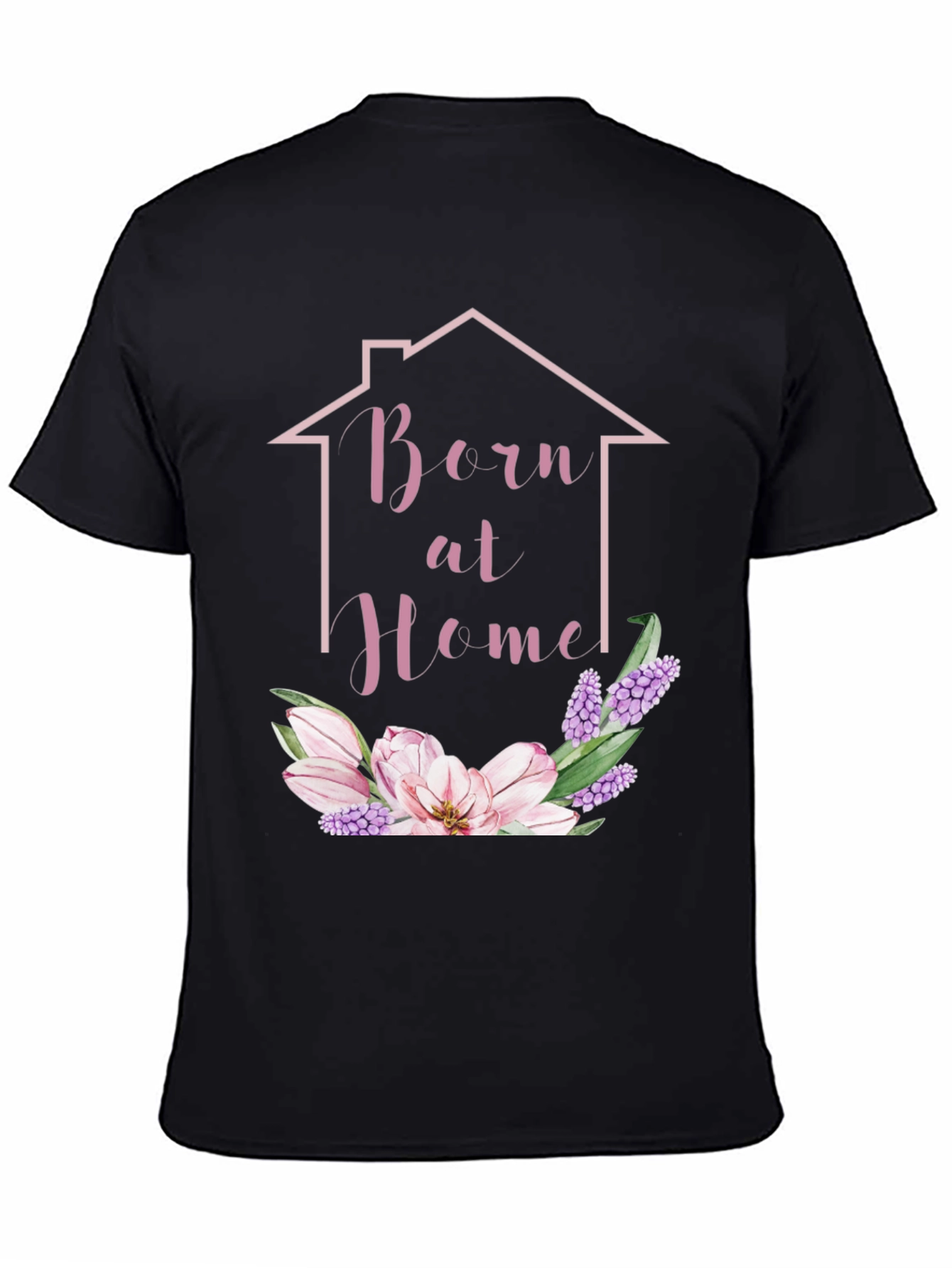 Born at Home Floral T-Shirt