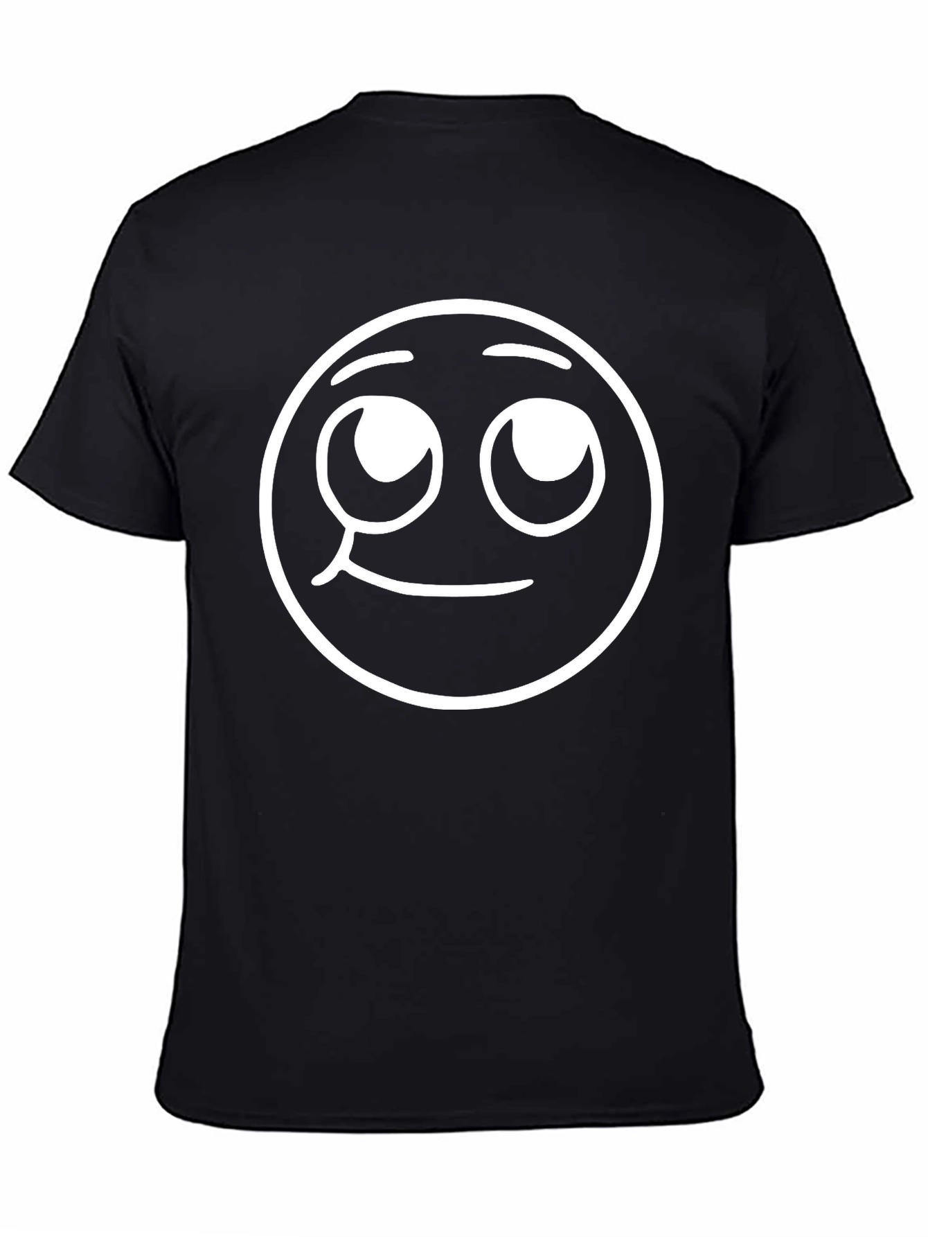 Funny Emoji Black T-Shirt - Quirky Graphic Tee