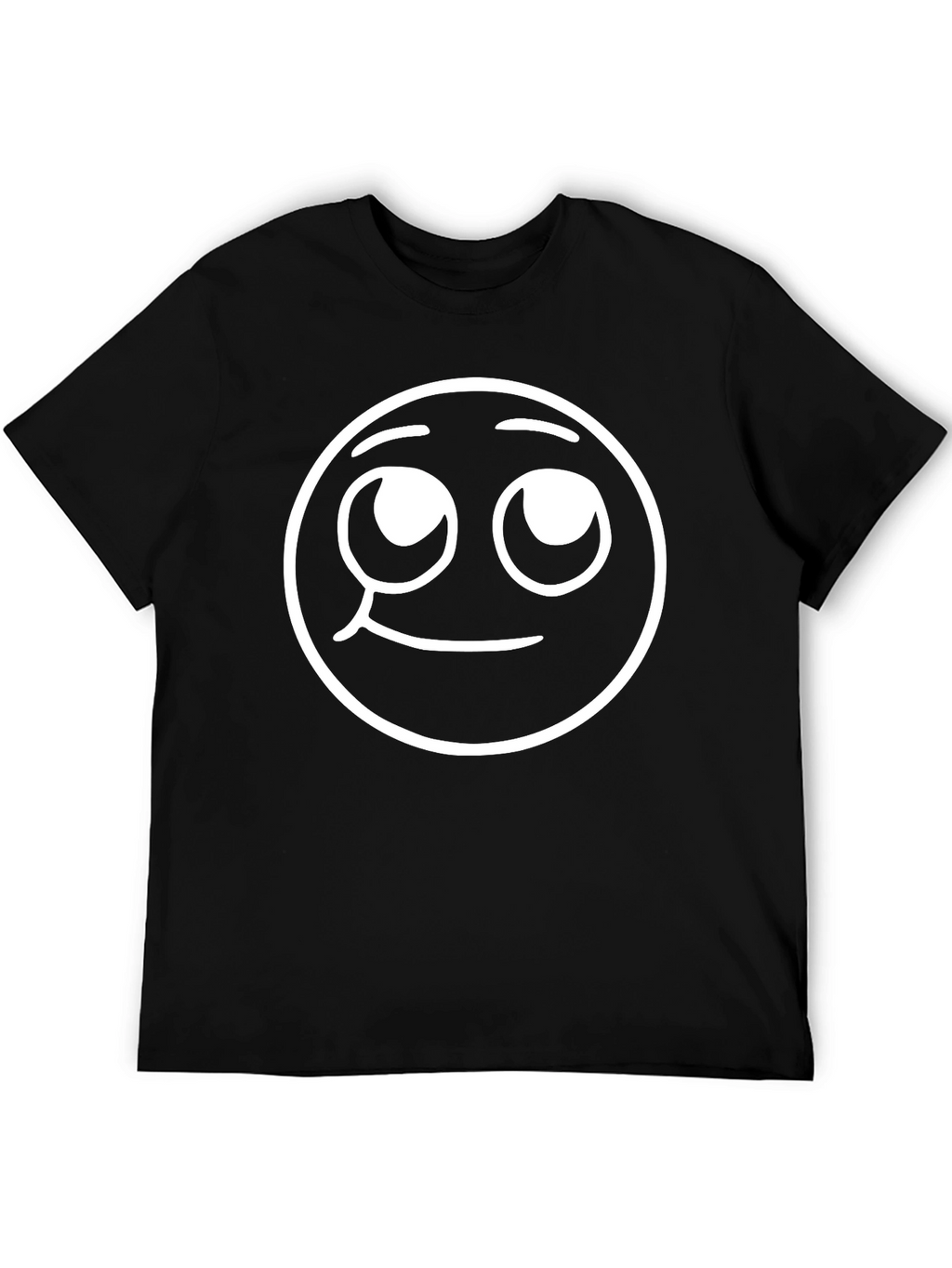 Funny Emoji Black T-Shirt - Quirky Graphic Tee