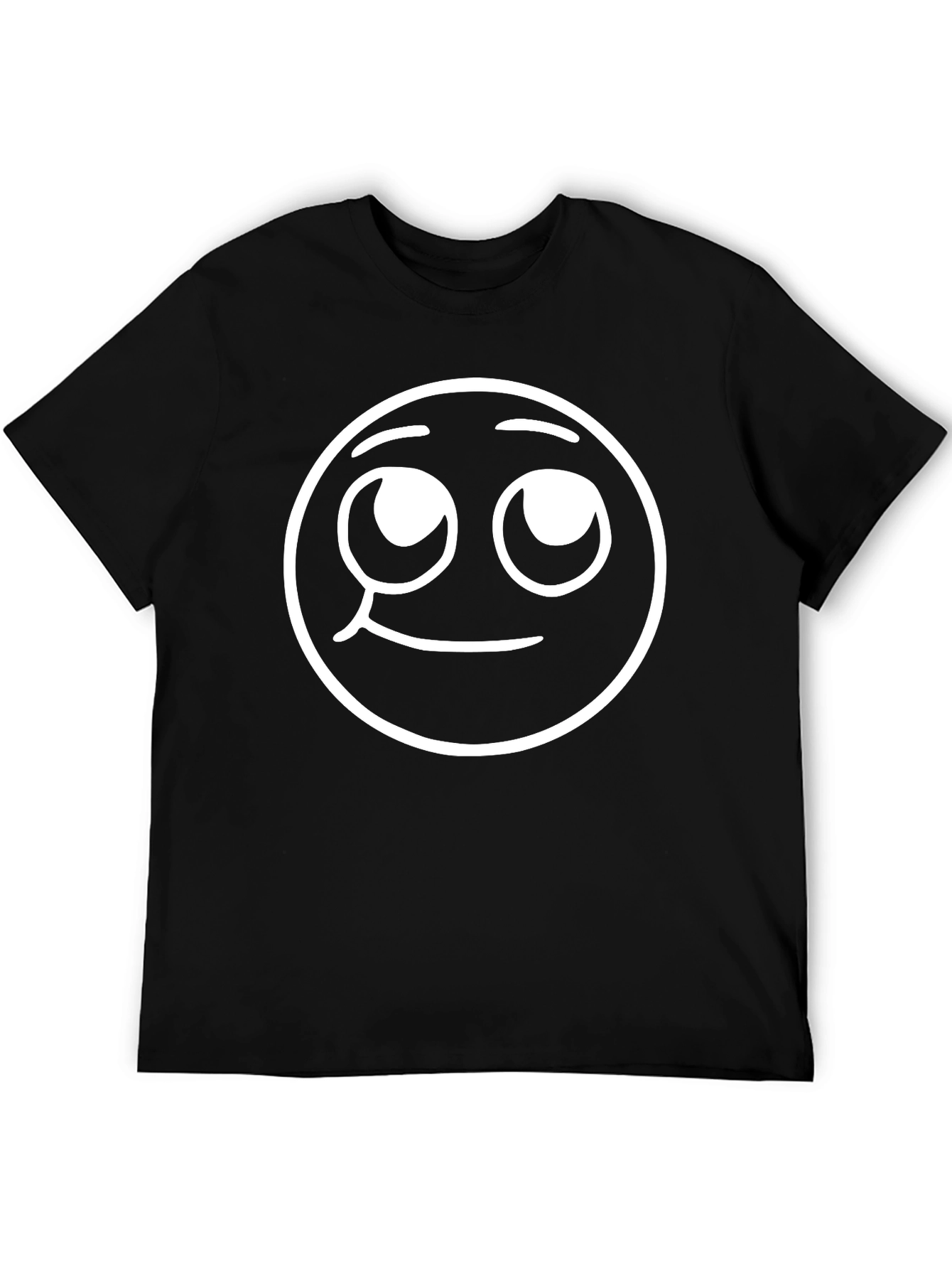 Funny Emoji Black T-Shirt - Quirky Graphic Tee
