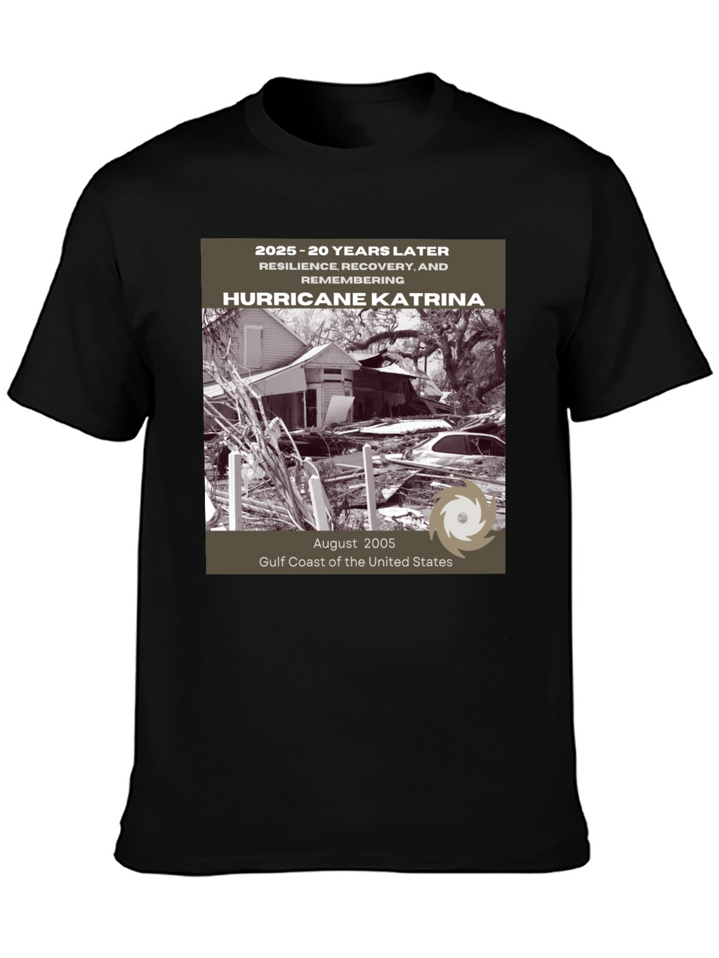 Hurricane Katrina 20th Anniversary T-Shirt