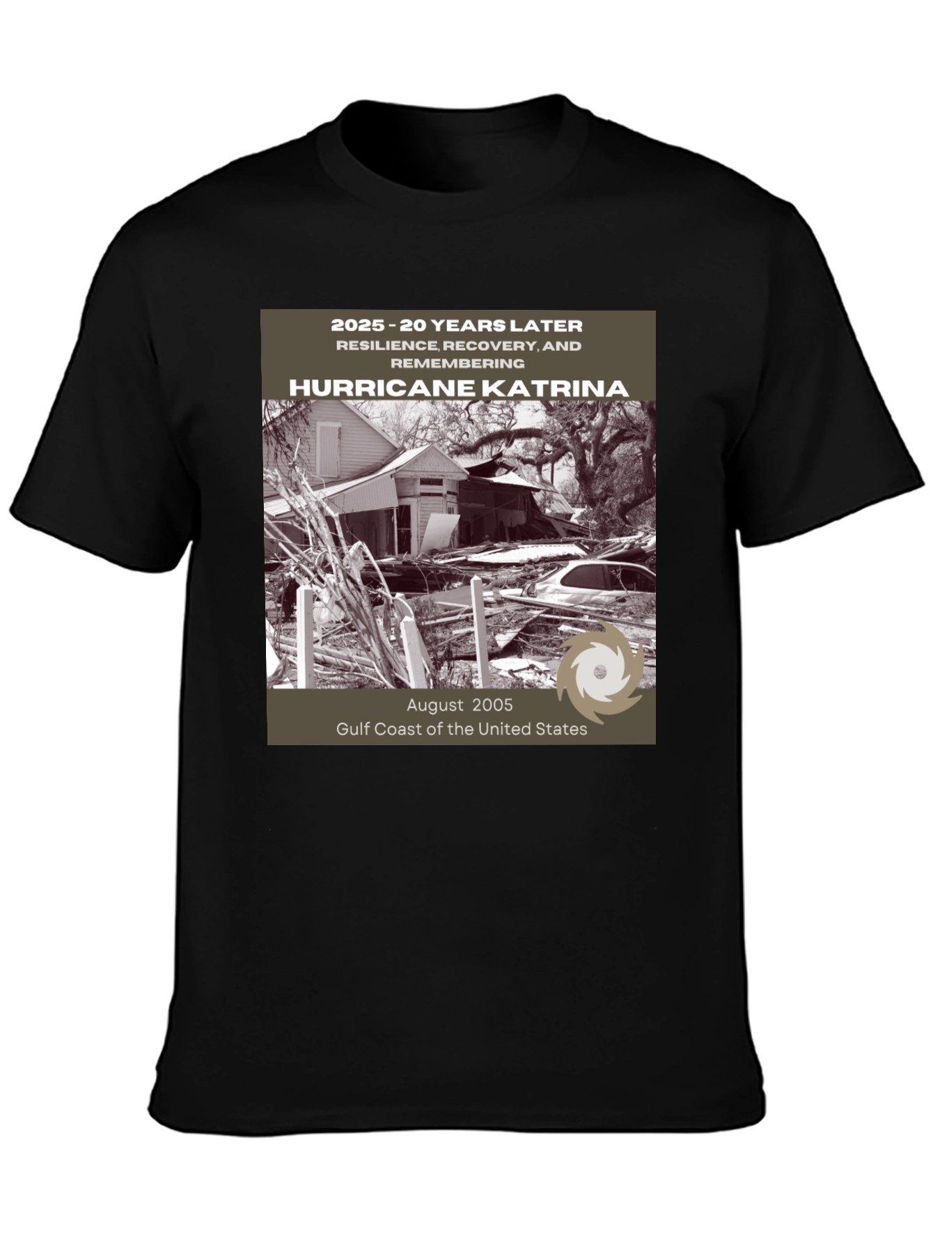 Hurricane Katrina 20th Anniversary T-Shirt