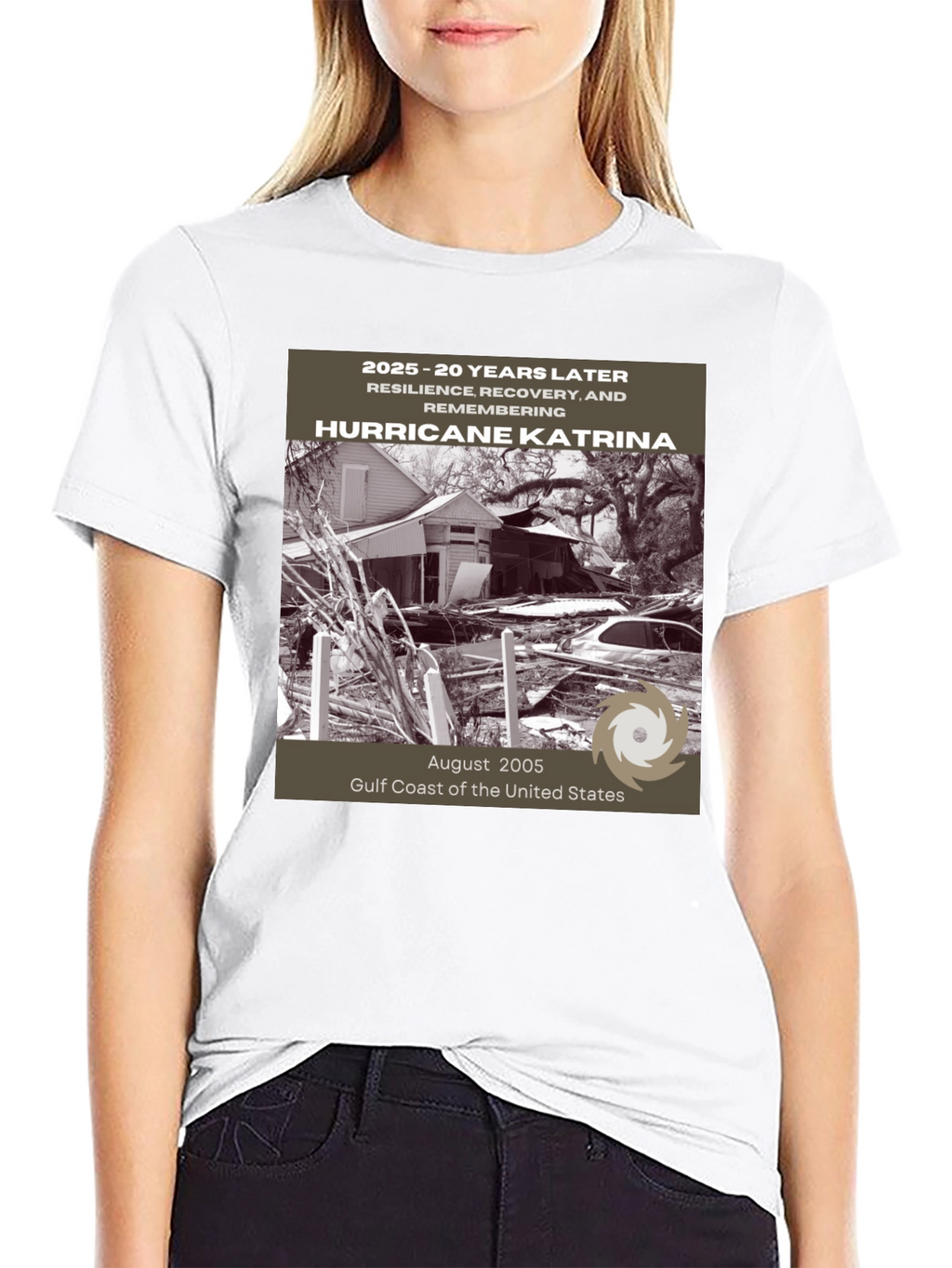 Hurricane Katrina 20th Anniversary T-Shirt