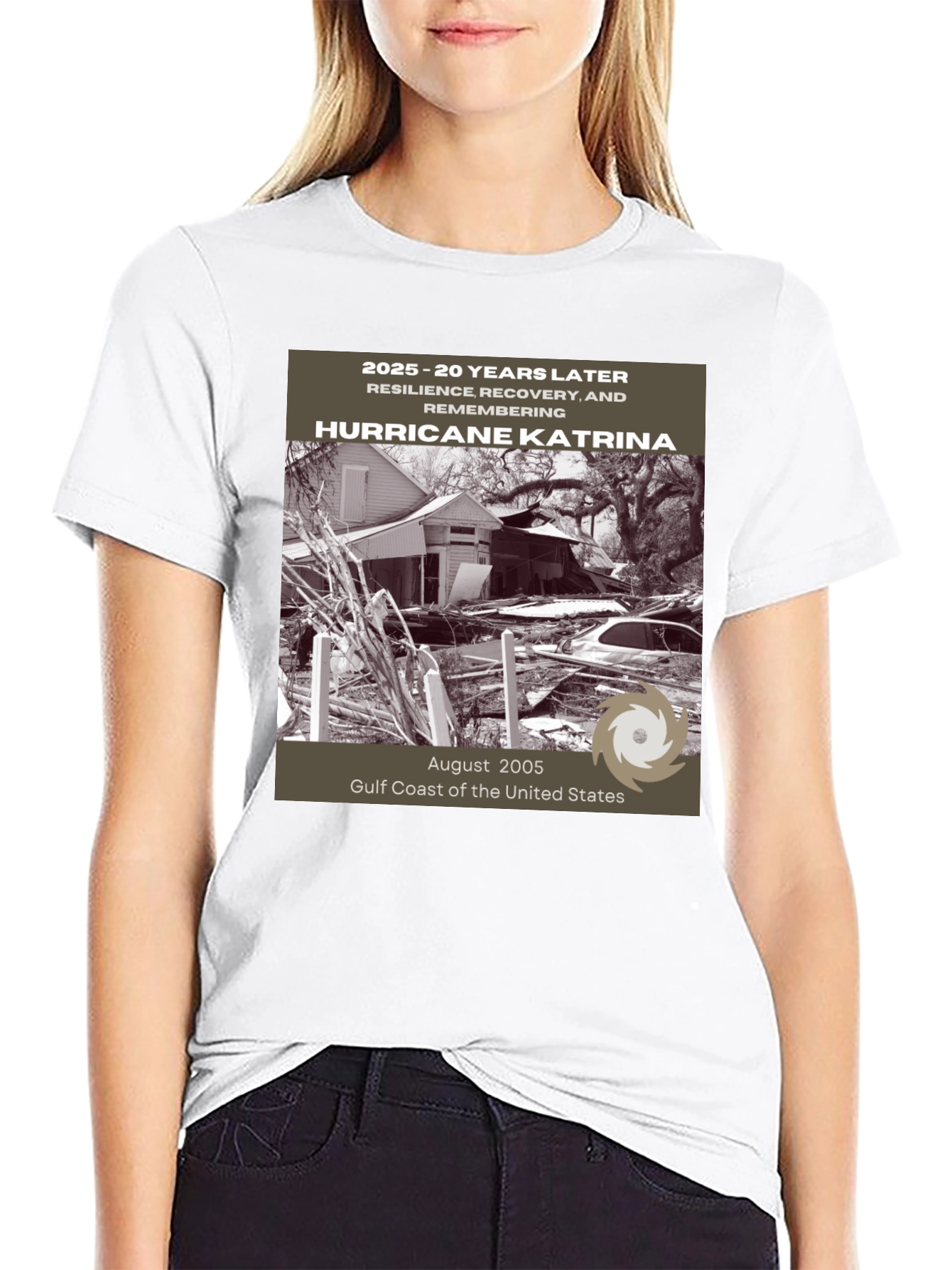 Hurricane Katrina 20th Anniversary T-Shirt