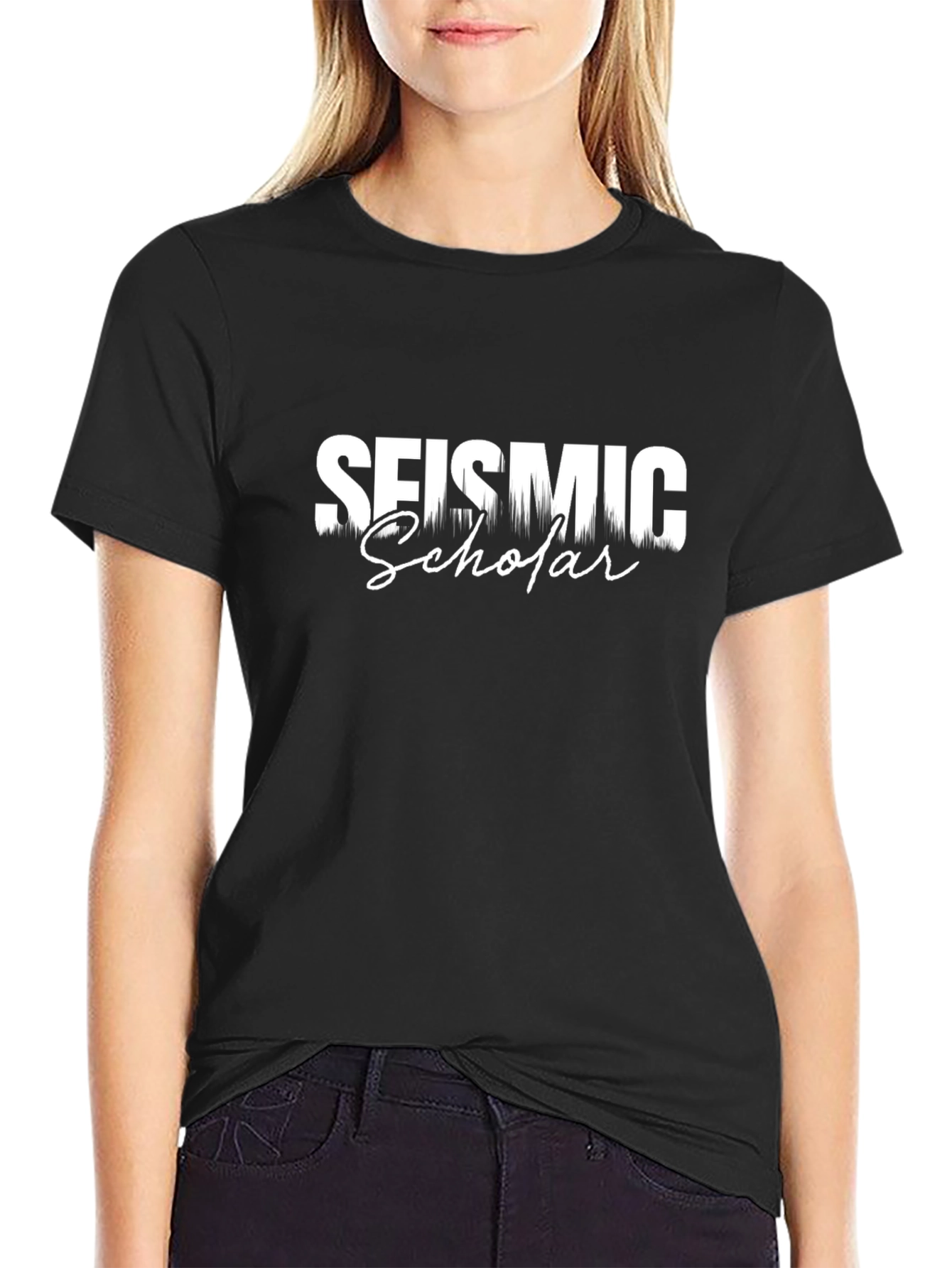 Seismic Scholar Graphic Tee - Black