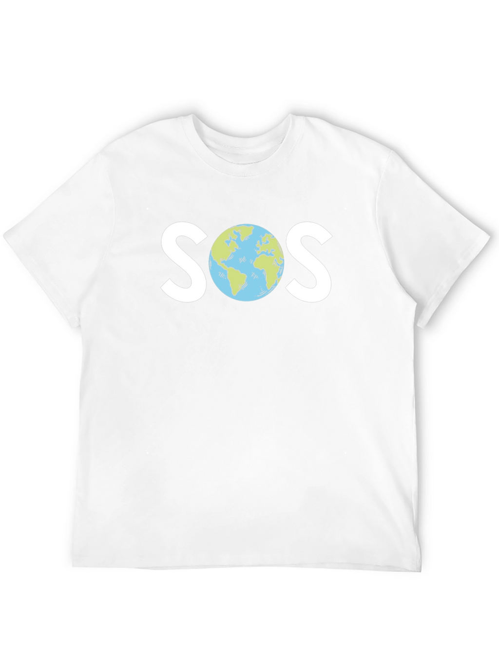 SOS Earth Graphic T-Shirt - Save Our Planet Tee