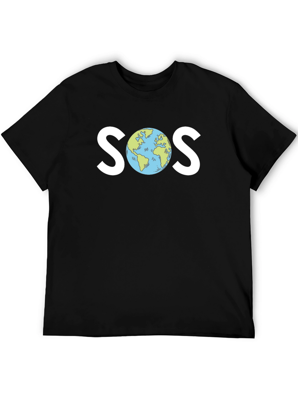 SOS Earth Graphic T-Shirt - Save Our Planet Tee