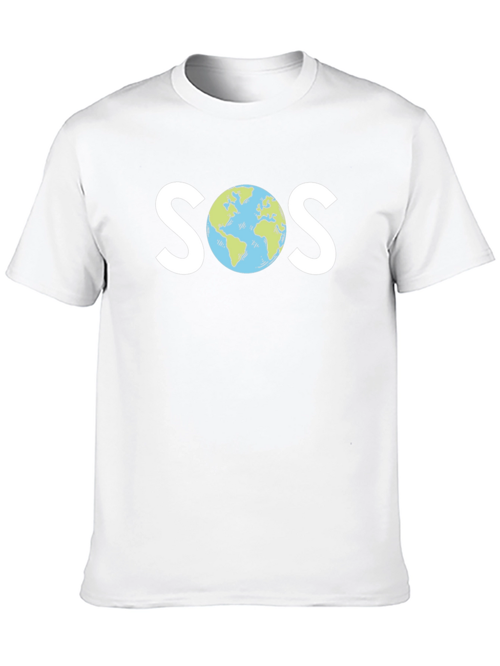 SOS Earth Graphic T-Shirt - Save Our Planet Tee