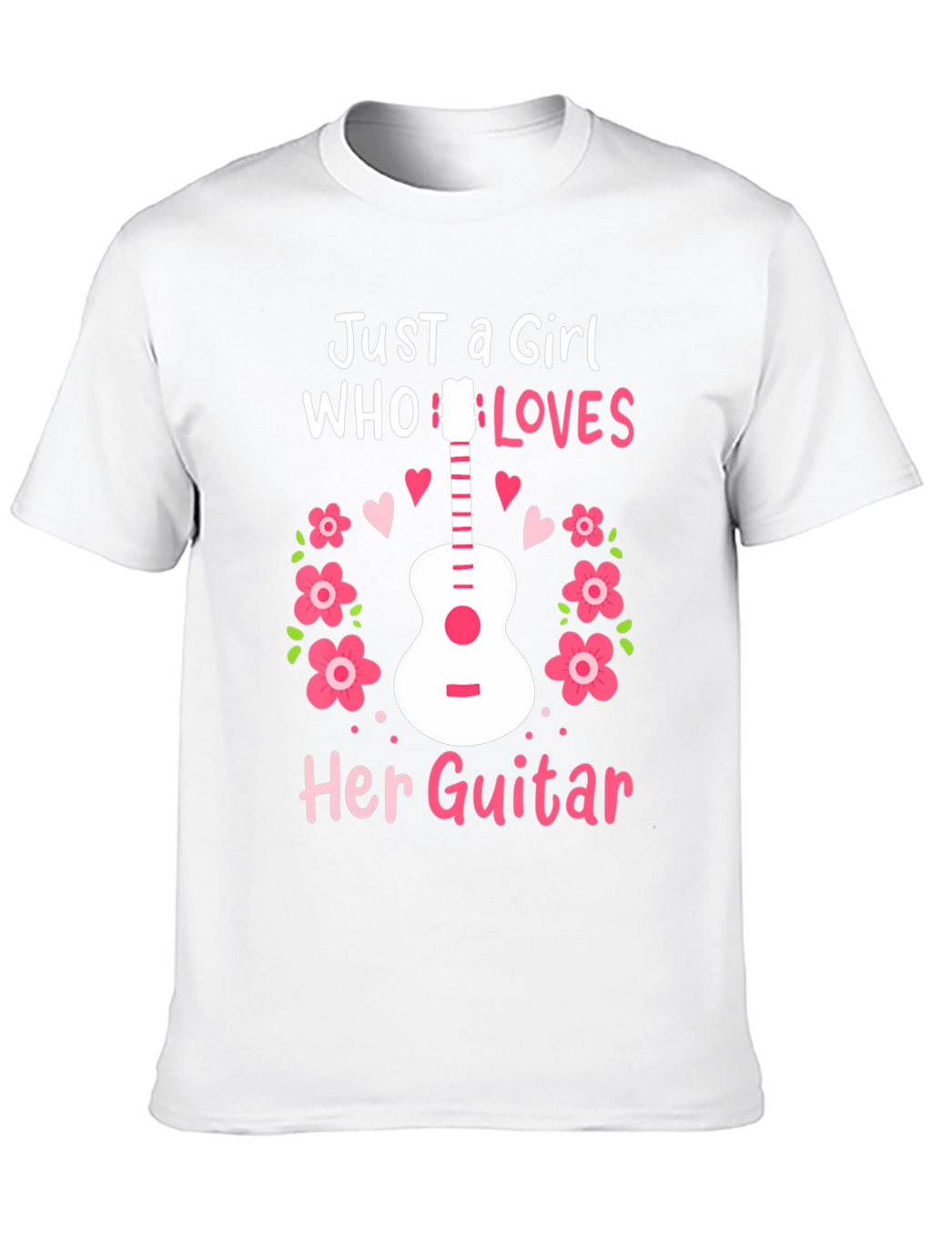 Just A Girl Who Loves Her Guitar T-Shirt