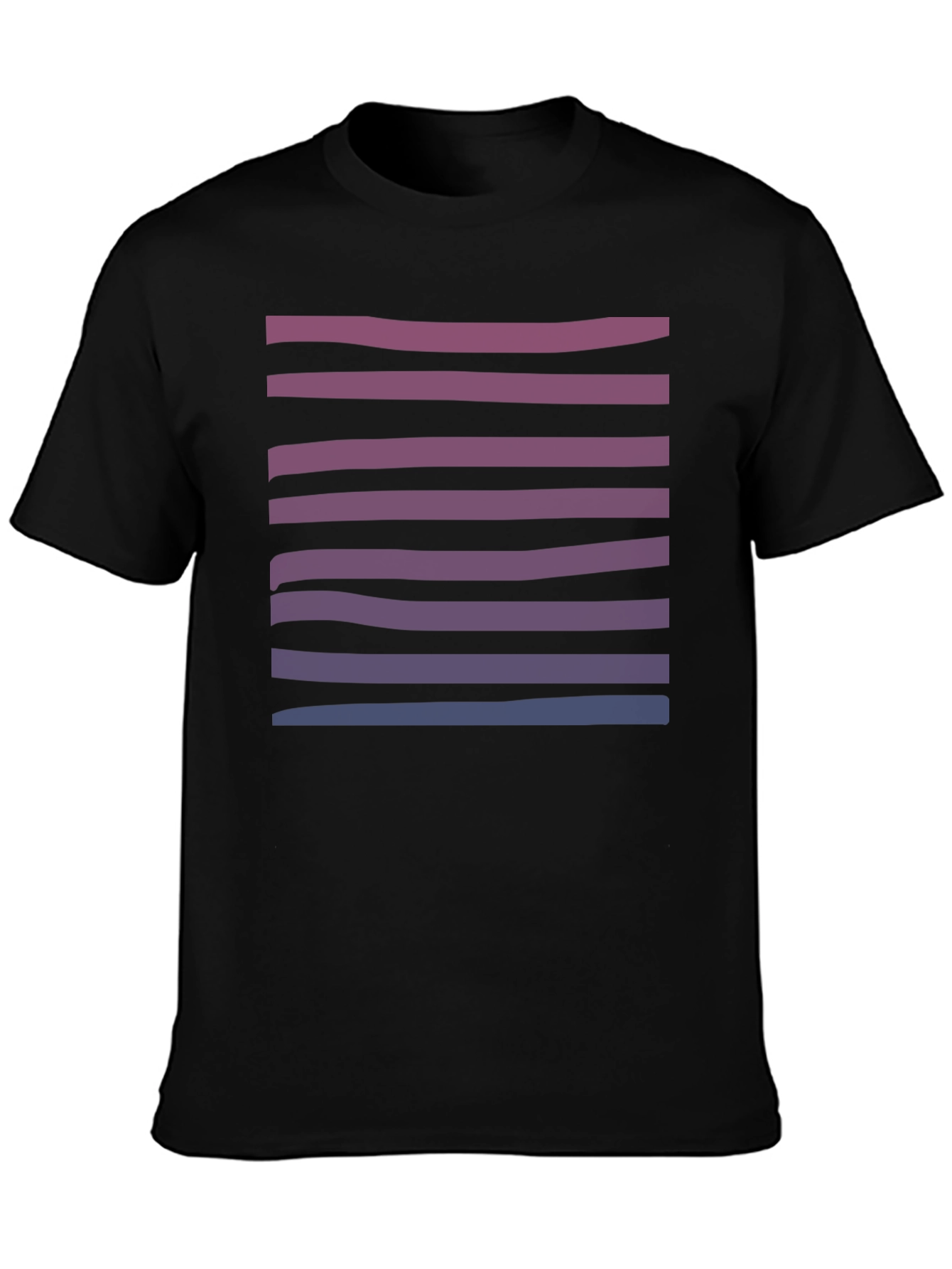 Striped Gradient Tee - Stylish Casual Wear