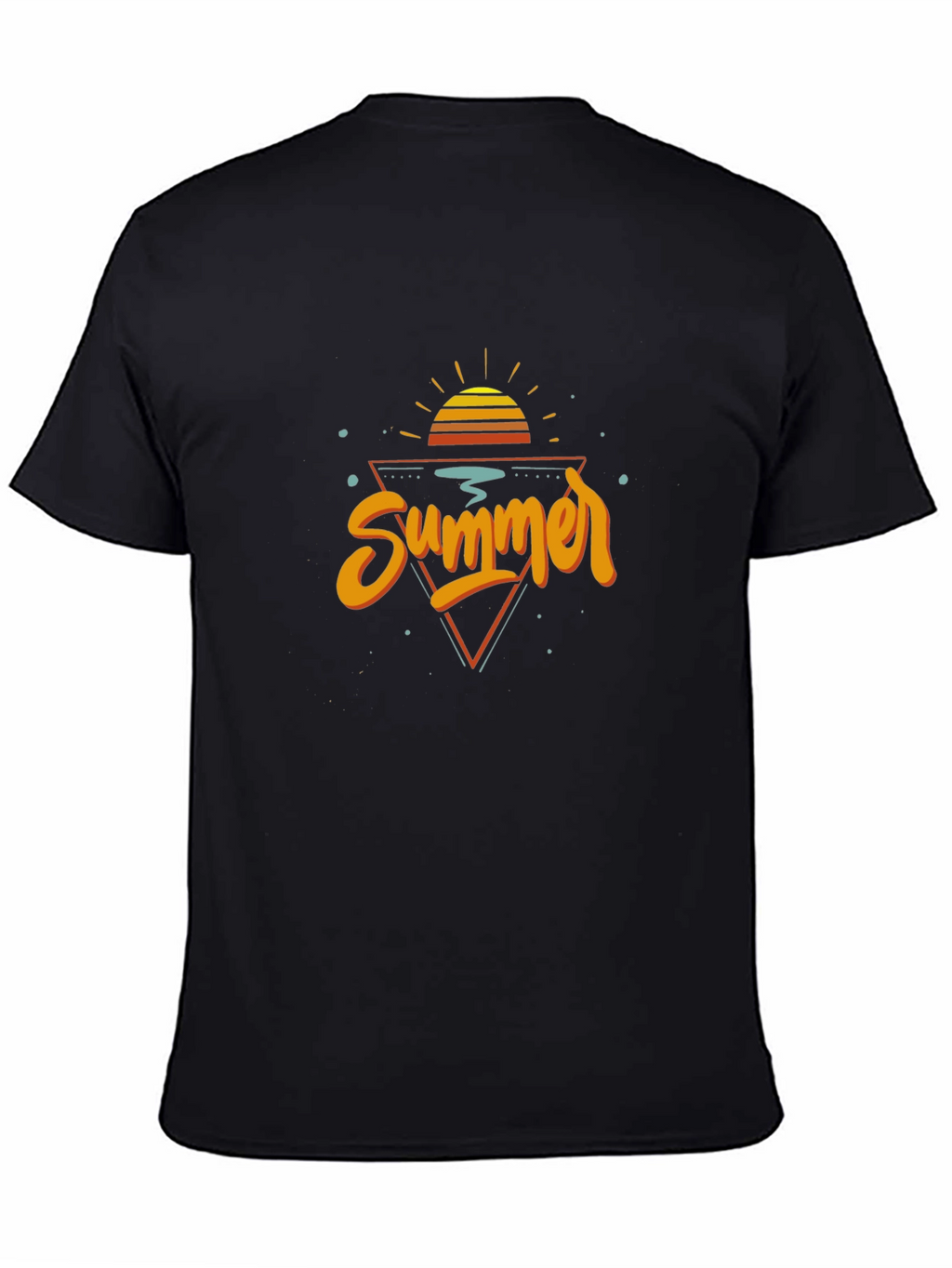 Summer Graphic T-Shirt - Retro Sunset Design