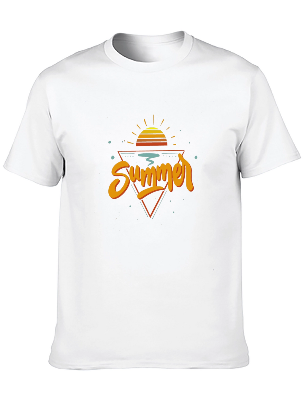 Summer Graphic T-Shirt - Retro Sunset Design