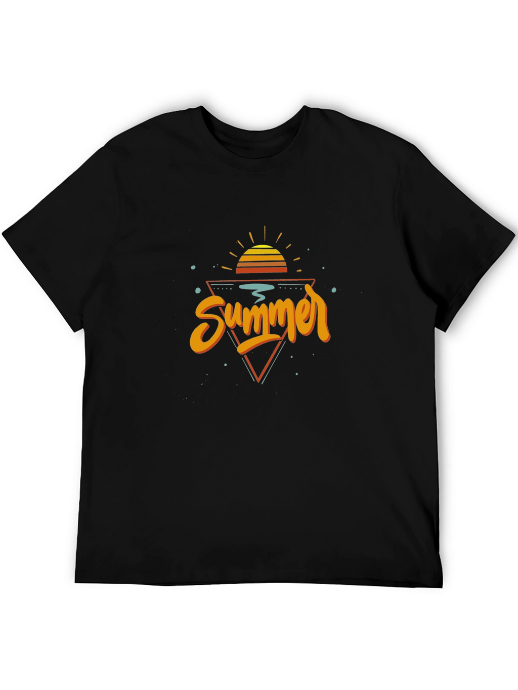 Summer Graphic T-Shirt - Retro Sunset Design
