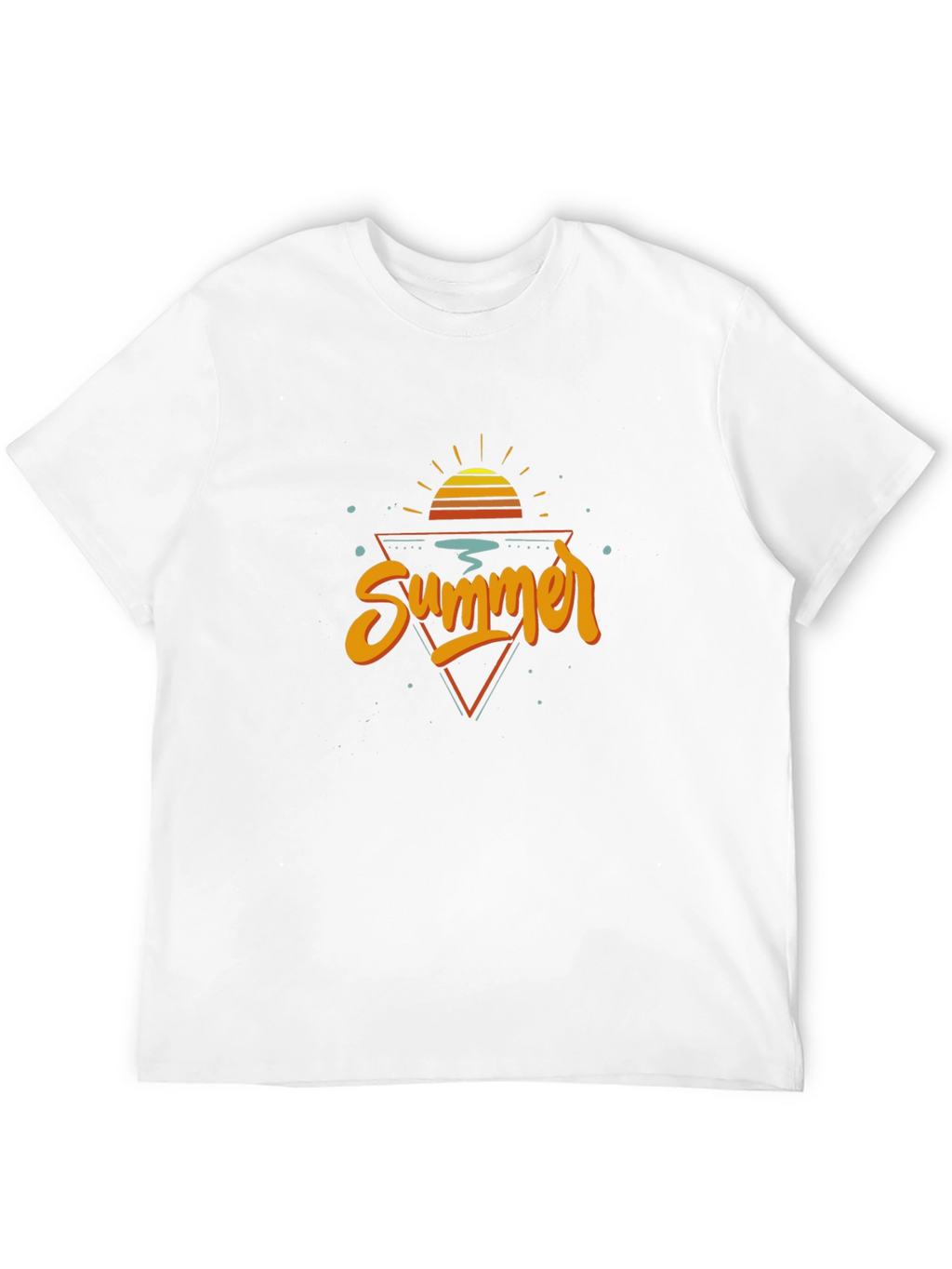 Summer Graphic T-Shirt - Retro Sunset Design