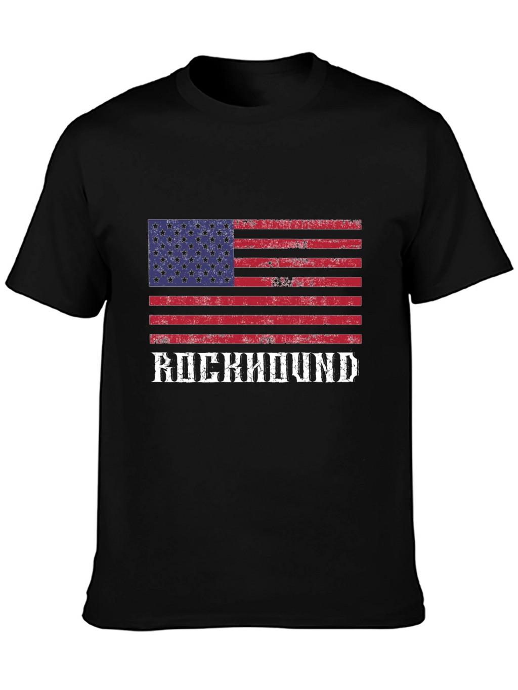Rockhound American Flag Graphic T-Shirt