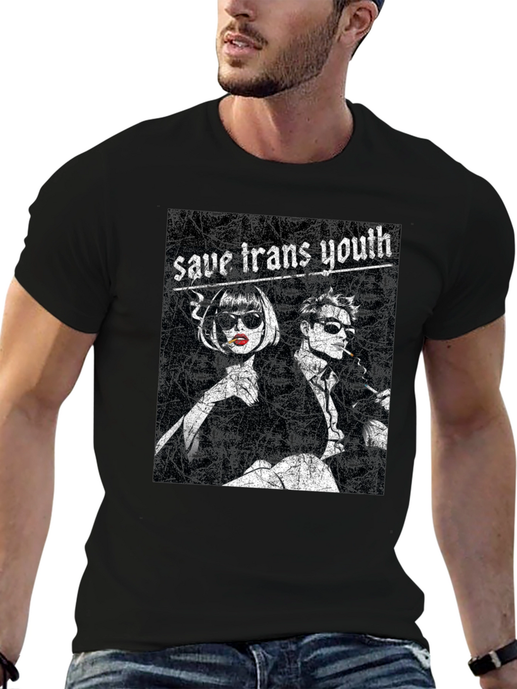 Save Trans Youth T-Shirt - Stylish Activism