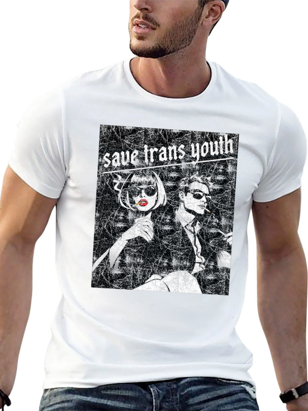 Save Trans Youth T-Shirt - Stylish Activism
