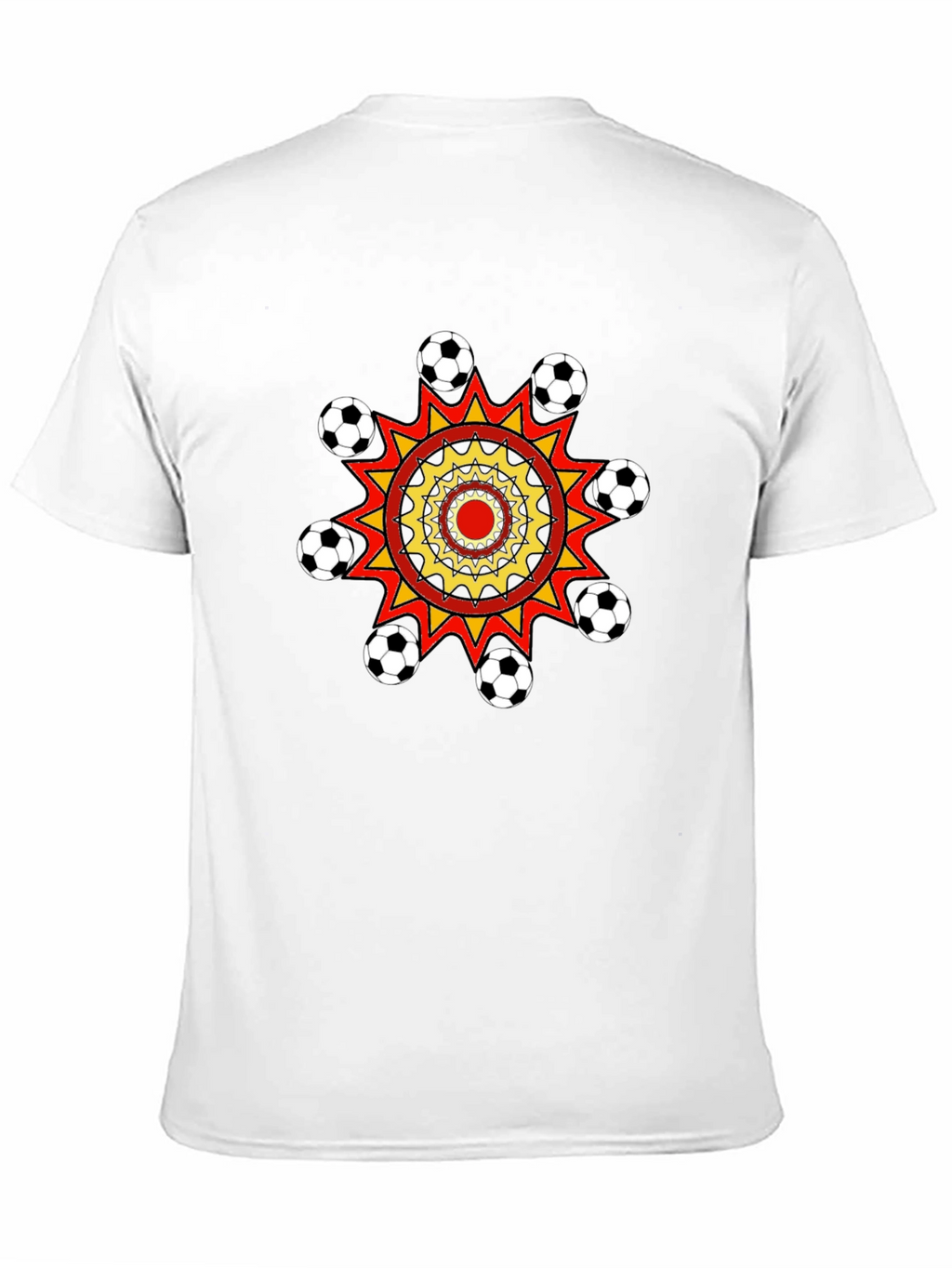 Soccer Ball Burst Graphic T-Shirt