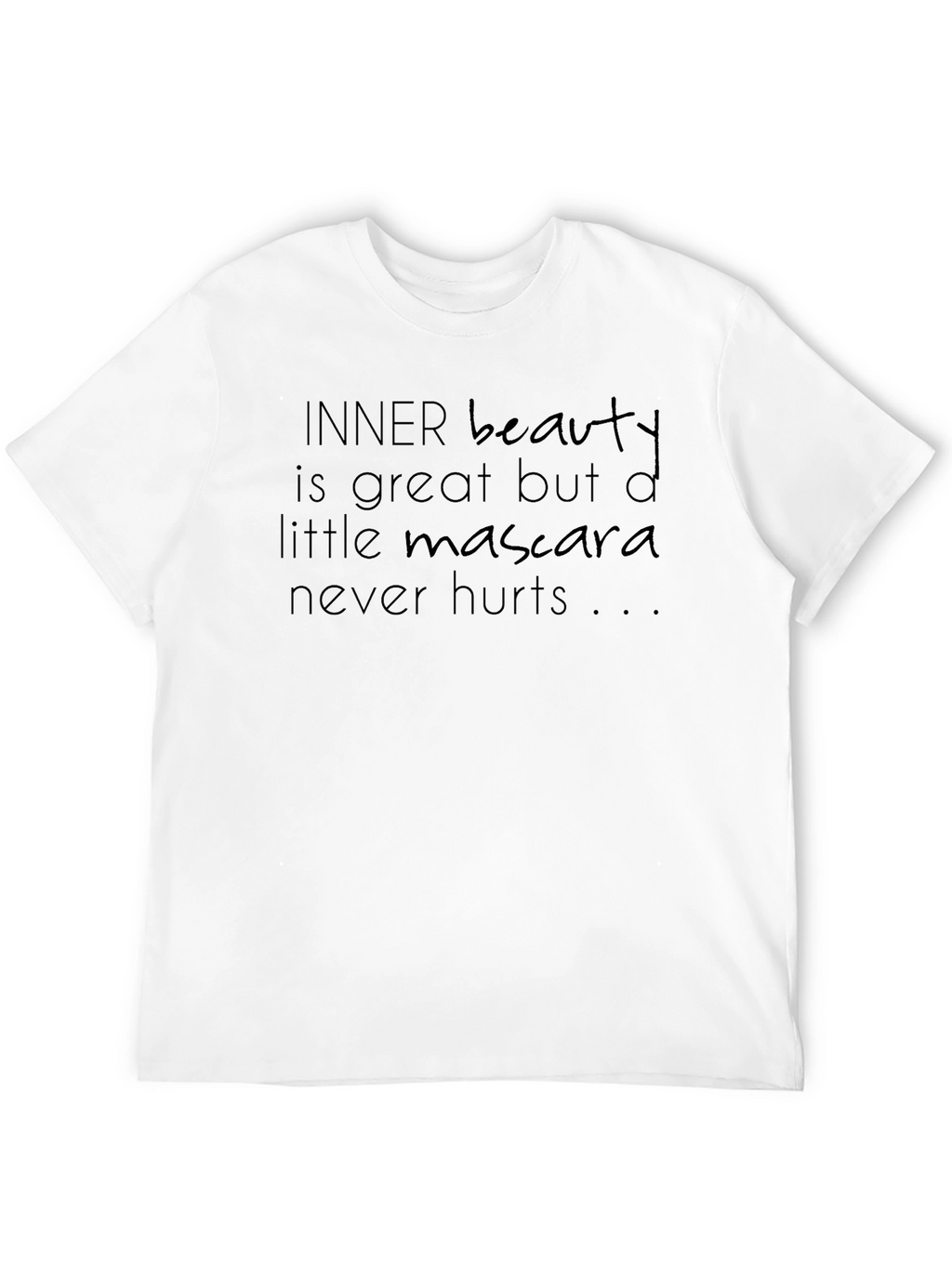 Inner Beauty Mascara Graphic T-Shirt