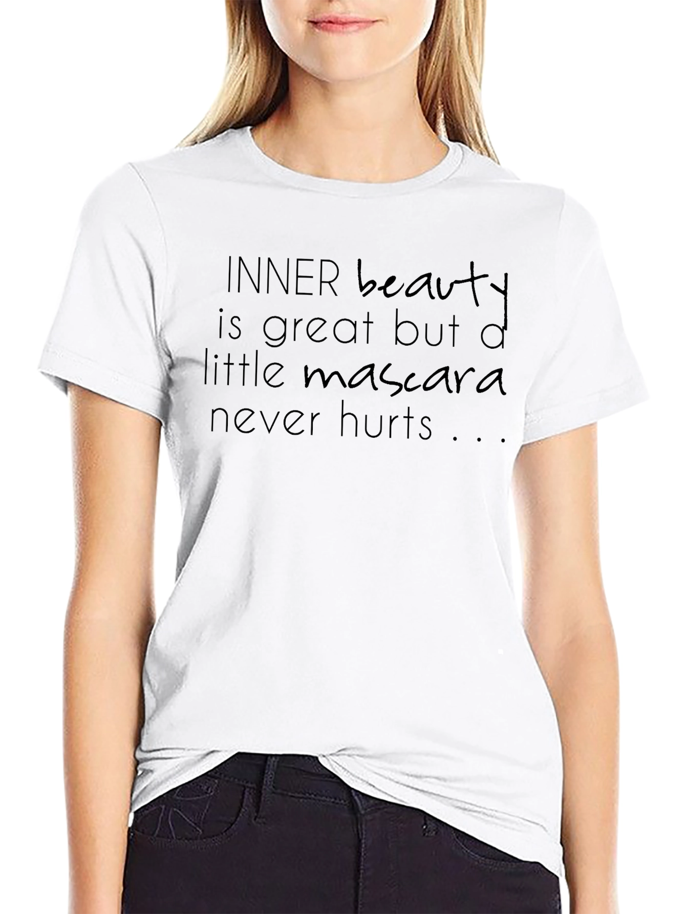 Inner Beauty Mascara Graphic T-Shirt