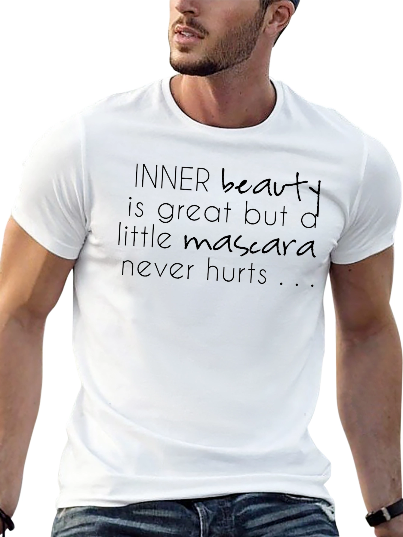 Inner Beauty Mascara Graphic T-Shirt
